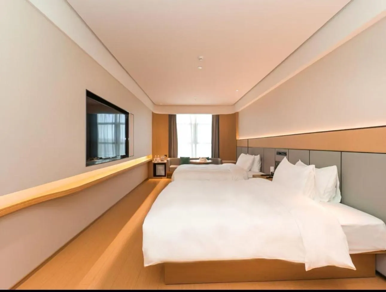 Photo of the whole room, Bed in JI Hotel Nanjing Baijia Lake