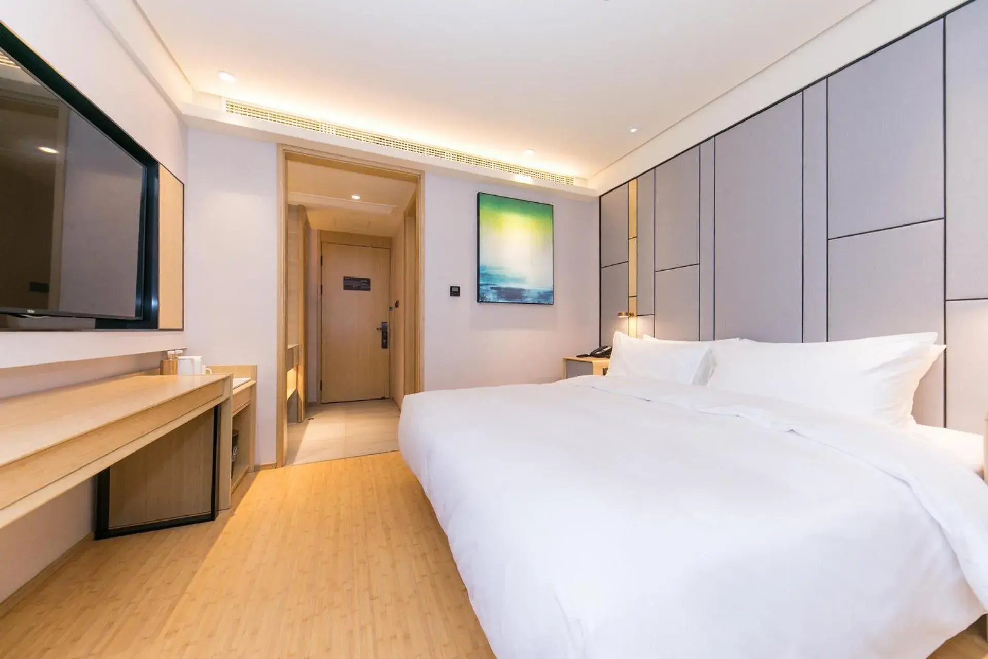 Bed in JI Hotel Shanghai North Hi-Tech Industrial Park Bed in JI Hotel Shanghai North Hi-Tech Industrial Park