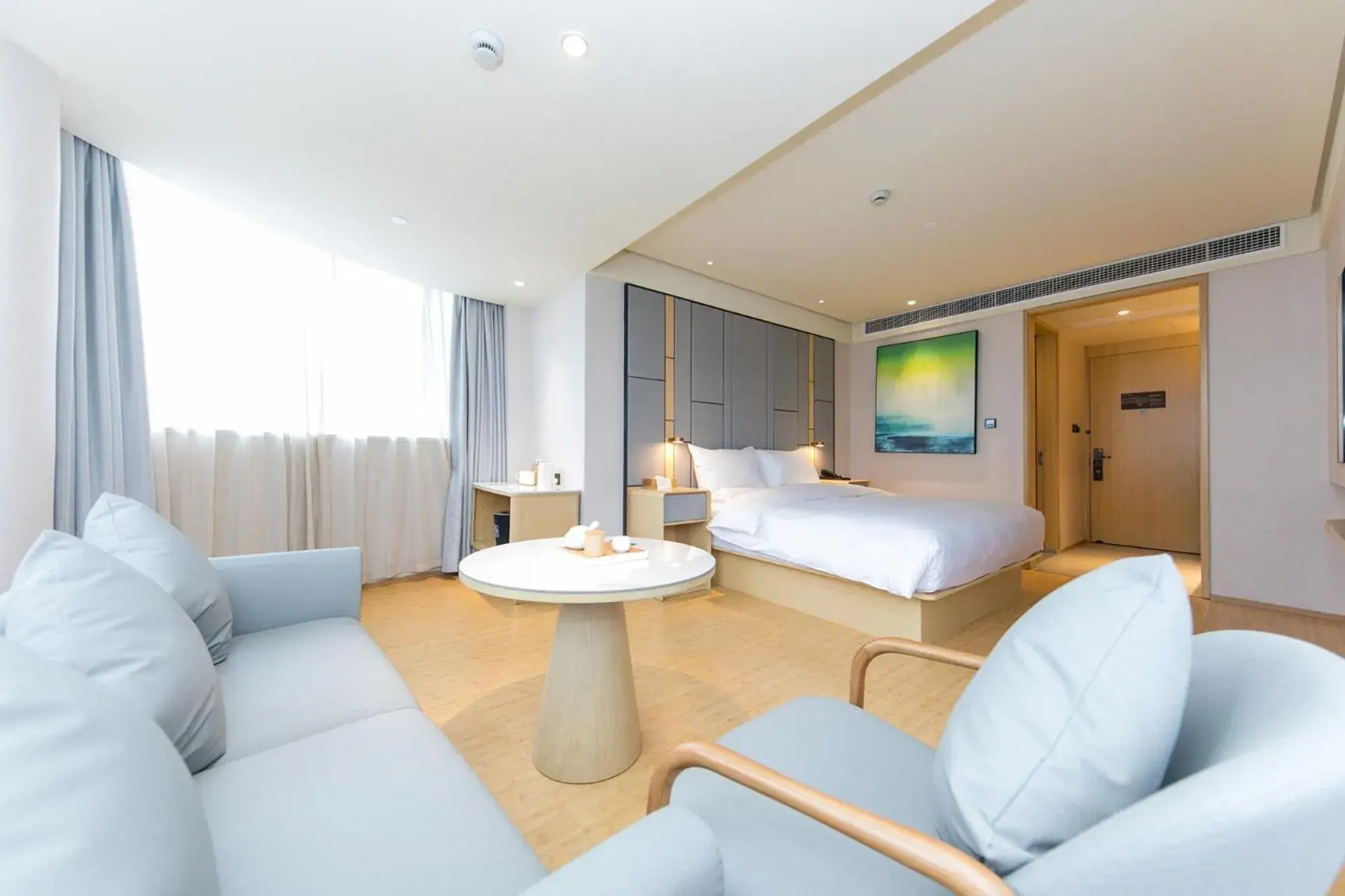 Photo of the whole room, Bed in JI Hotel Shanghai North Hi-Tech Industrial Park Photo of the whole room, Bed in JI Hotel Shanghai North Hi-Tech Industrial Park