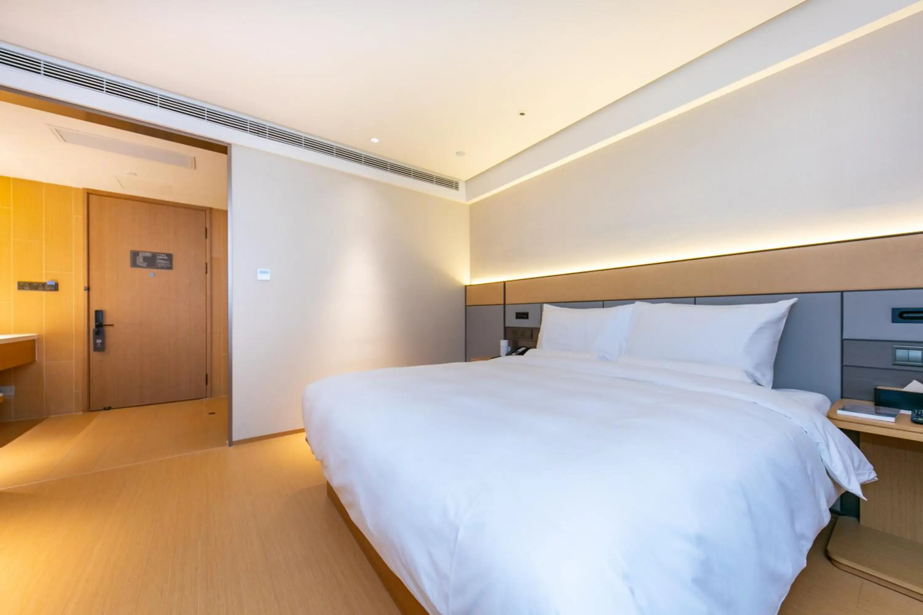 Bed in JI Hotel Shanghai New International Expo Center West Gaoke Road Bed in JI Hotel Shanghai New International Expo Center West Gaoke Road