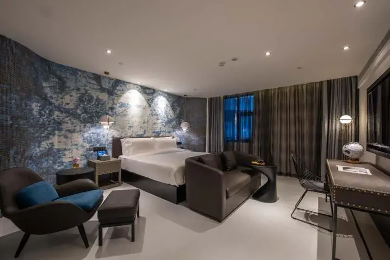 Deluxe King Room in Orange Crystal Hotel Nanjing Museum Deluxe King Room in Orange Crystal Hotel Nanjing Museum