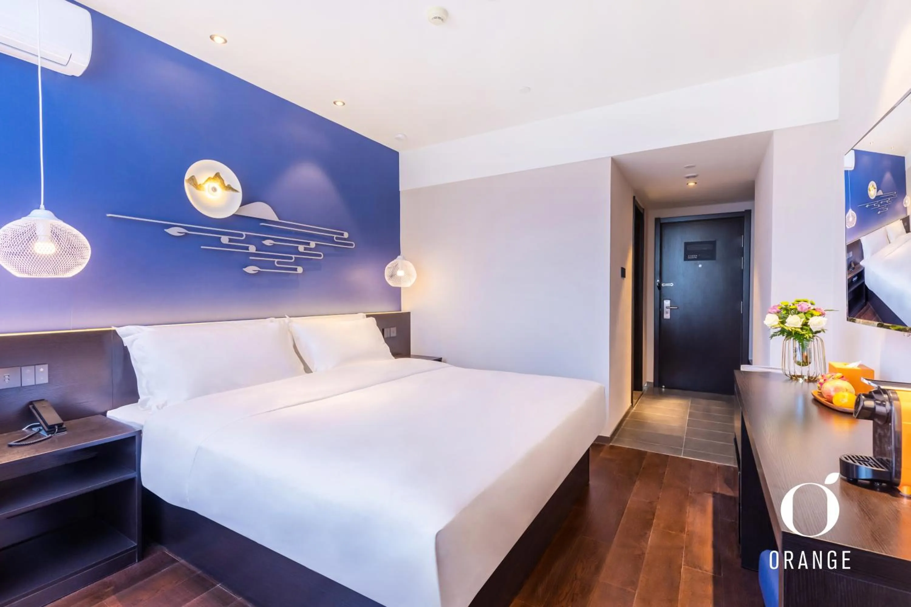 Bed in Orange Hotel Beijing Yongfeng Space City