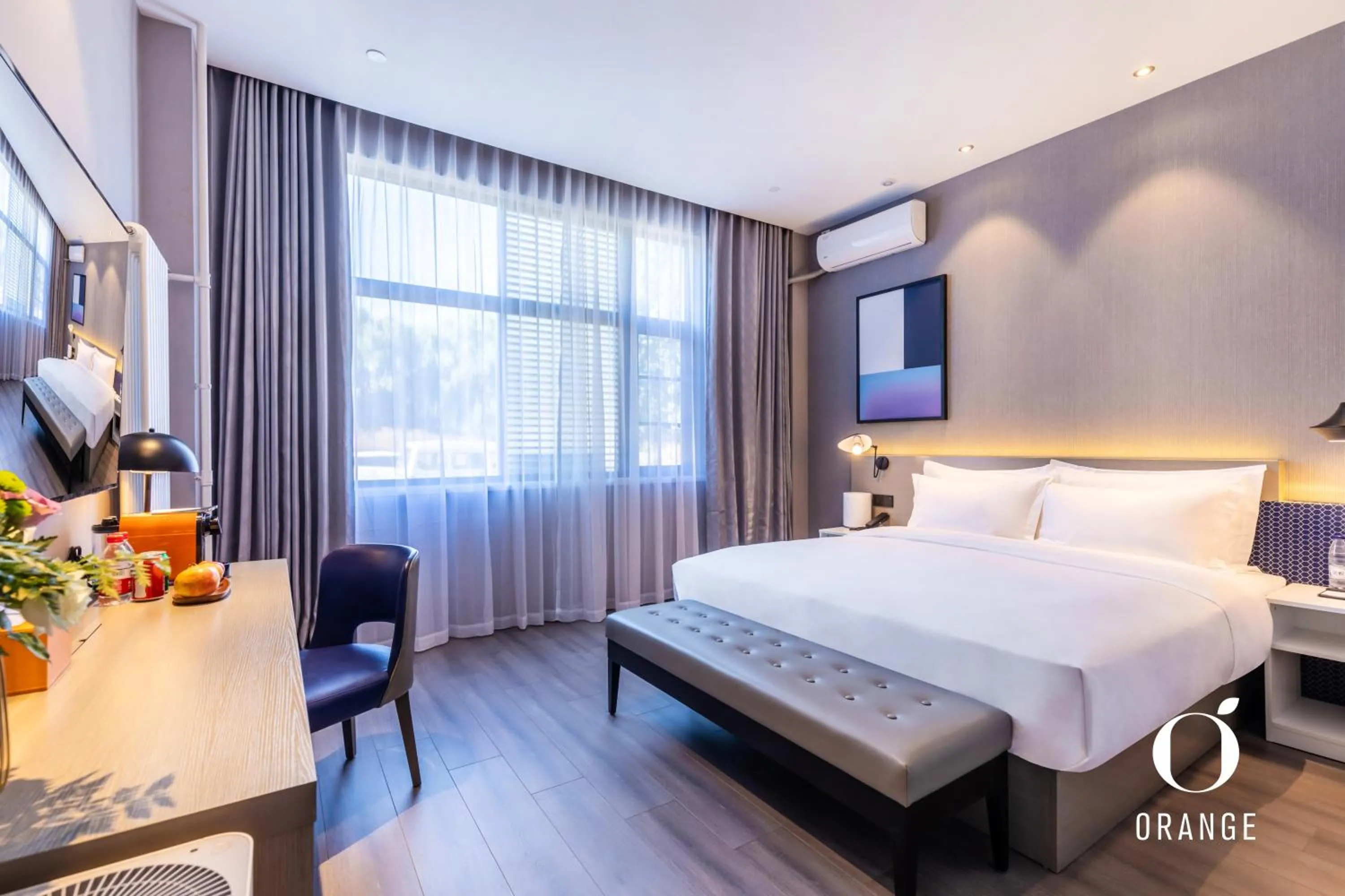 Bed in Orange Hotel Beijing Yongfeng Space City