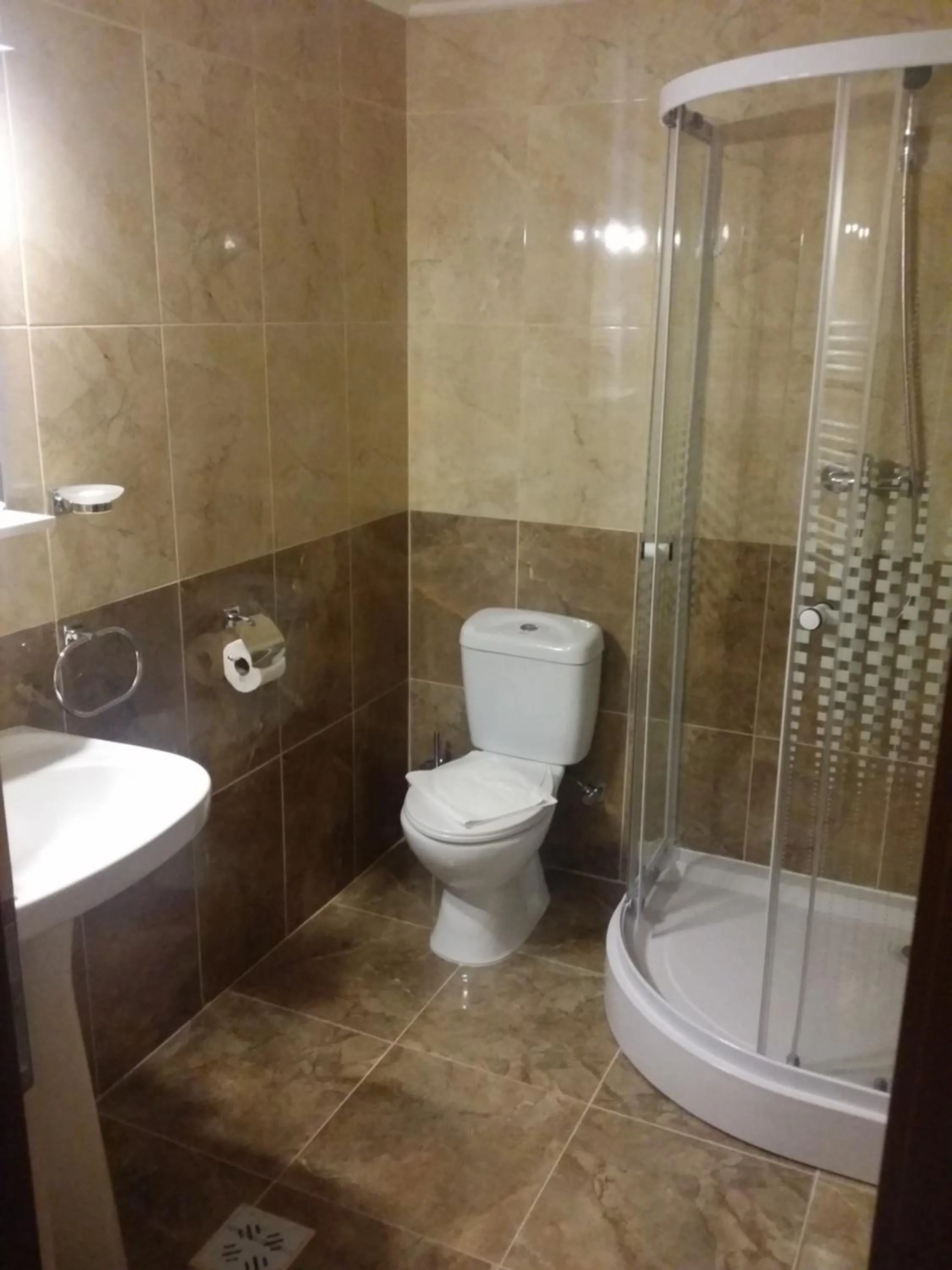 Bathroom in Pensiunea Casiana