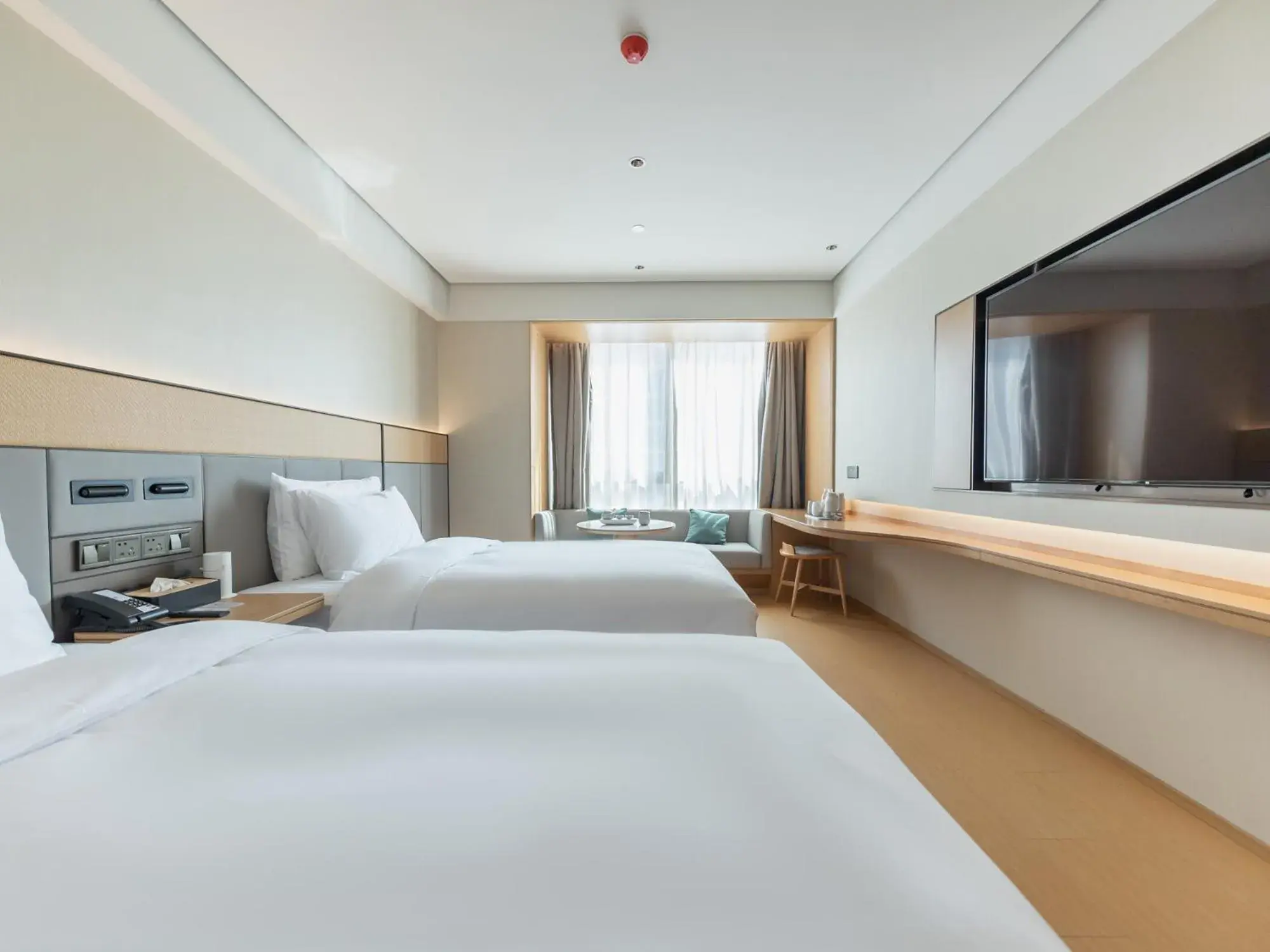 Property building, Bed in JI Hotel Suzhou North High Speed Railway Station Subway Station Property building, Bed in JI Hotel Suzhou North High Speed Railway Station Subway Station