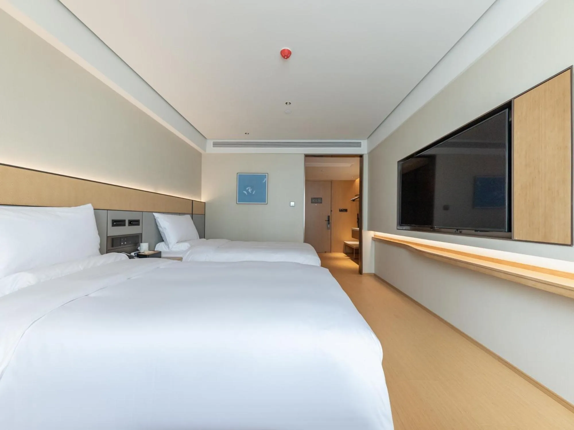 Bedroom, Bed in JI Hotel Suzhou North High Speed Railway Station Subway Station