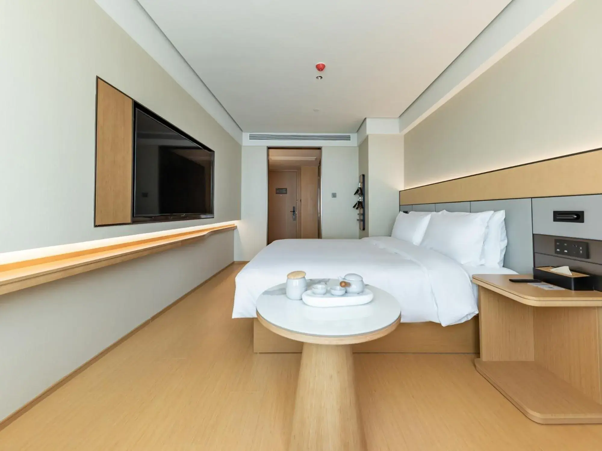 Bedroom, Bed in JI Hotel Suzhou North High Speed Railway Station Subway Station Bedroom, Bed in JI Hotel Suzhou North High Speed Railway Station Subway Station