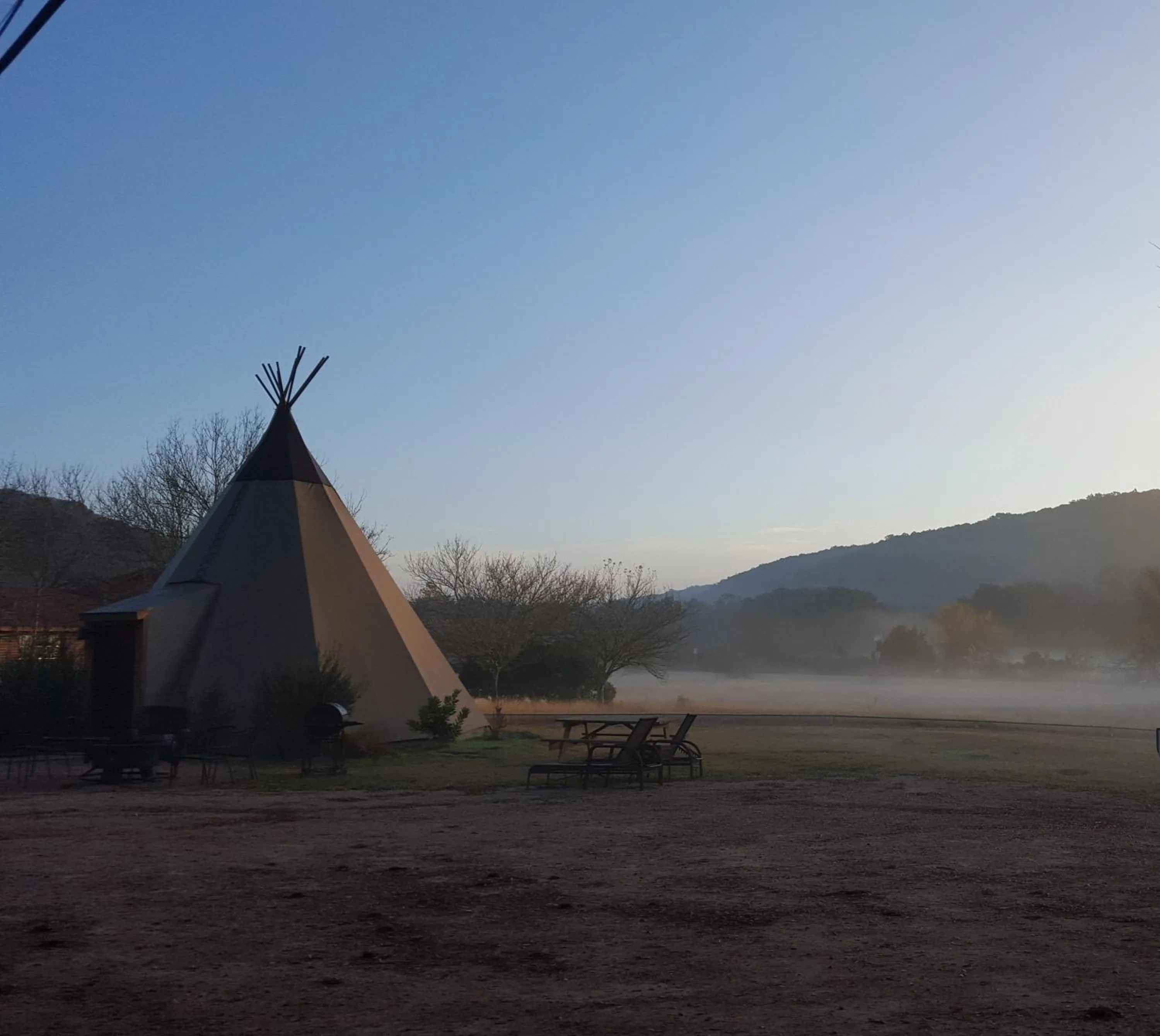 Natural landscape in Tipis on the Guadalupe