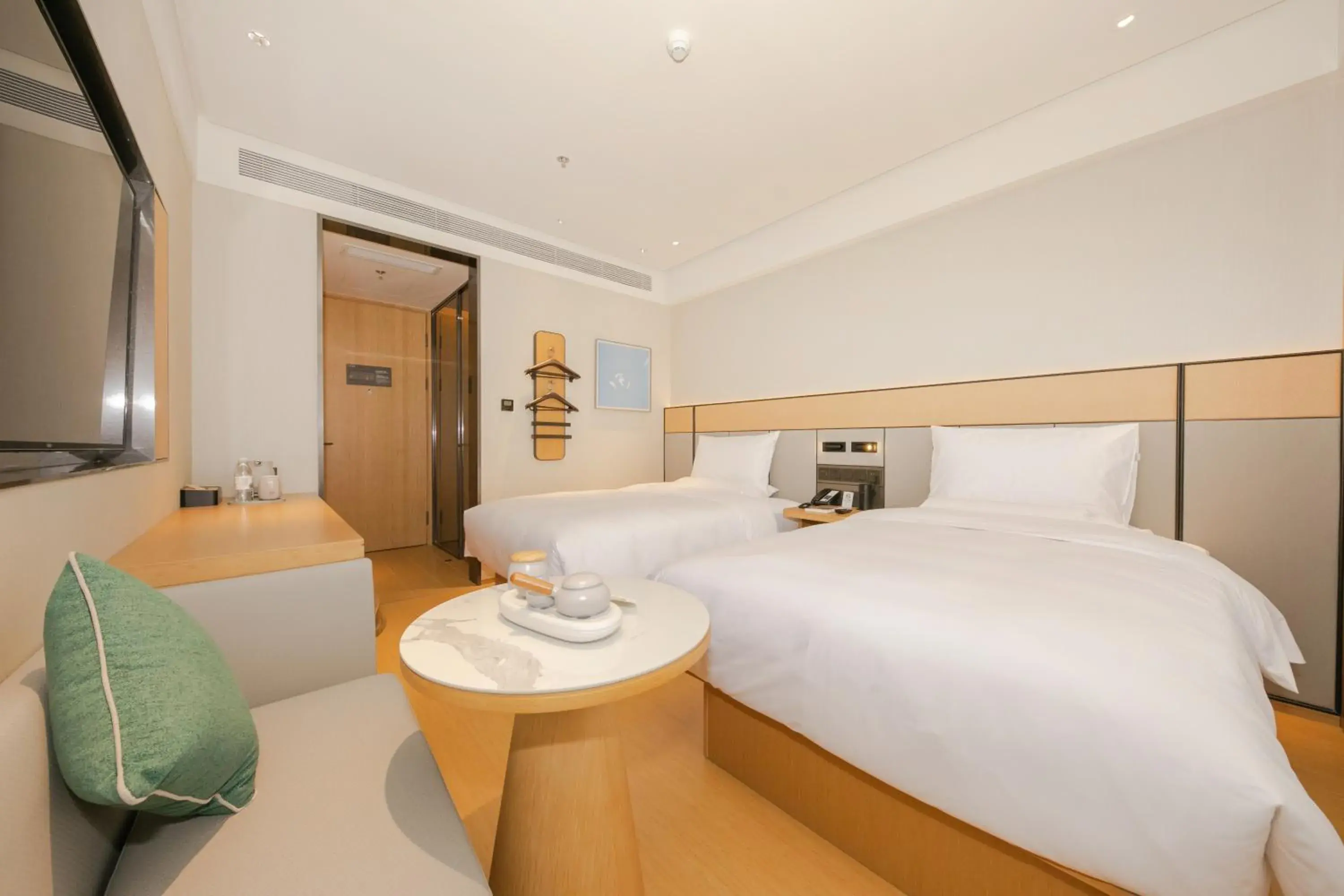 Bed in JI Hotel Beijing Guanganmen Bed in JI Hotel Beijing Guanganmen