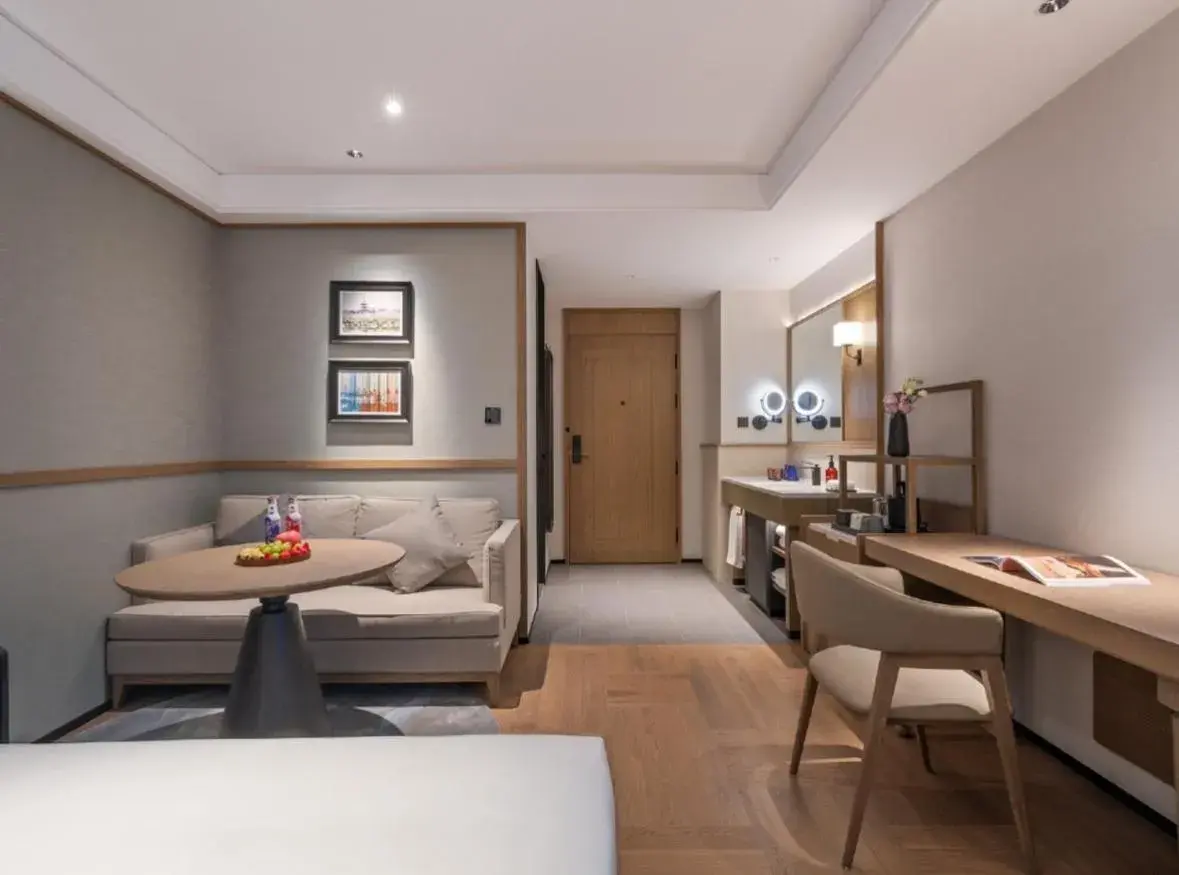 Xinyue Superior City View Twin Room in Manxin Hotel Wuhan Jianghan Road Pedestrian Street Xinyue Superior City View Twin Room in Manxin Hotel Wuhan Jianghan Road Pedestrian Street