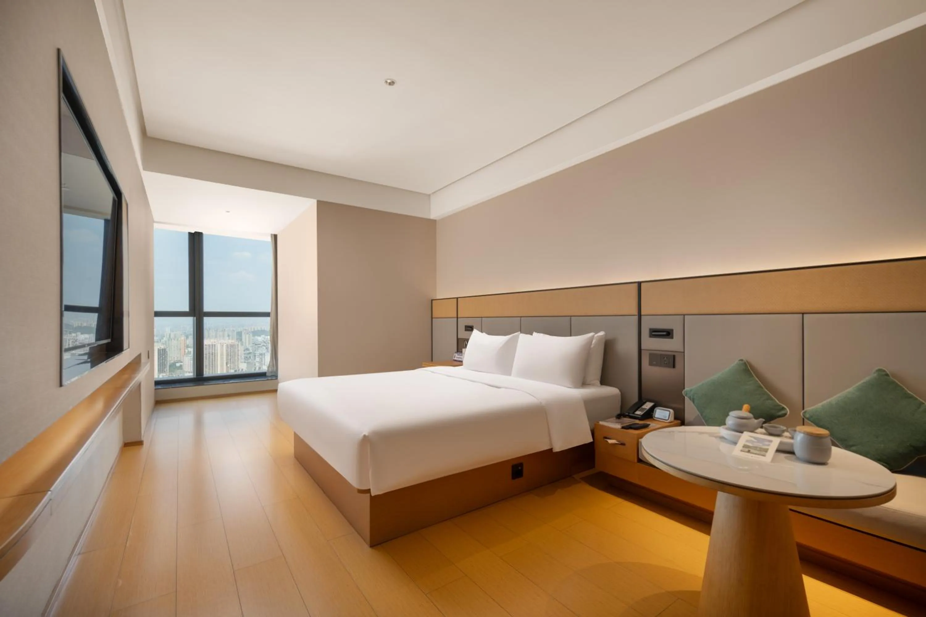 Bed in JI Hotel Chongqing Shapingba Station Three Gorges Square Pedestrian Street