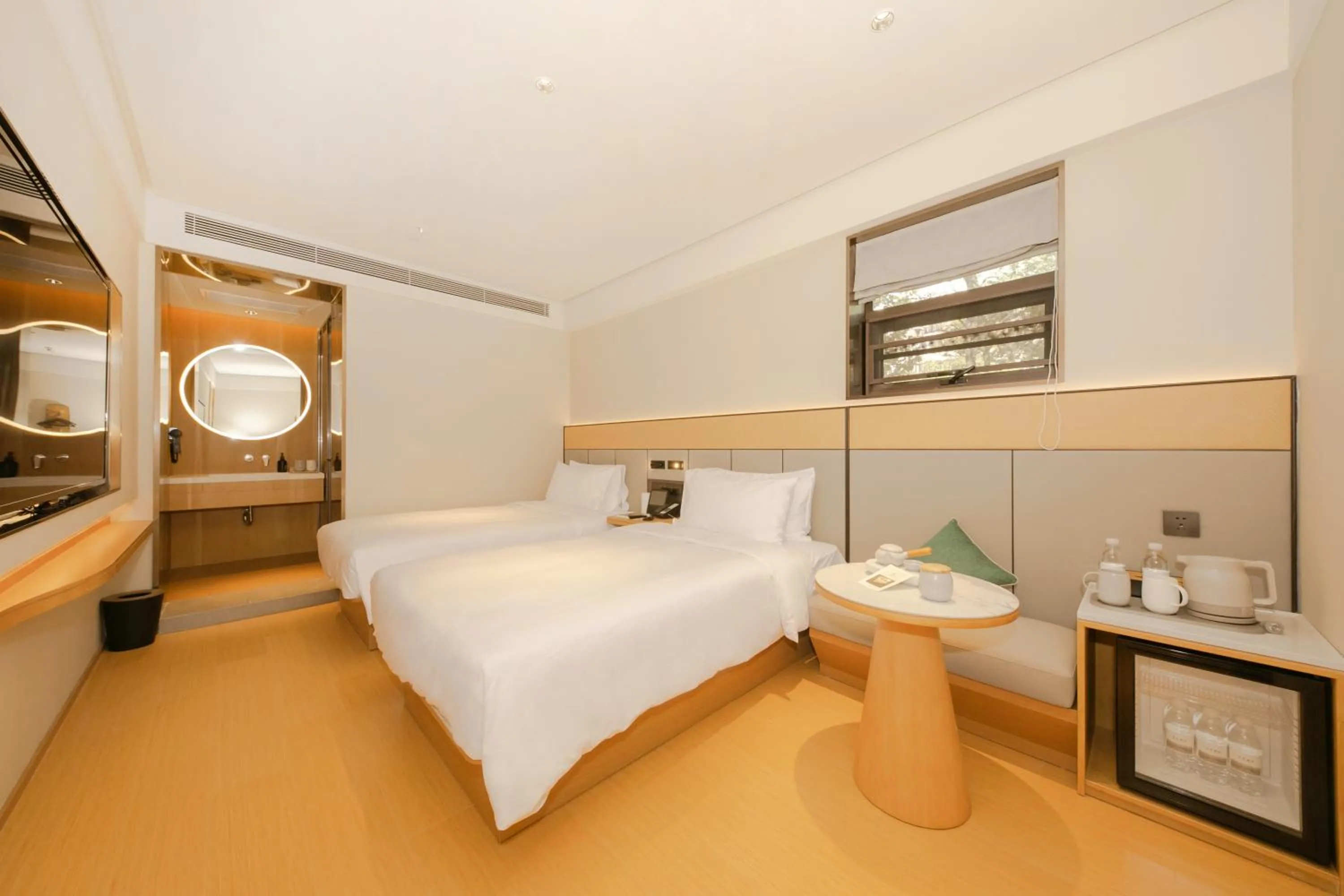 Bed in JI Hotel Beijing International Exhibition Center Sanyuan West Bridge