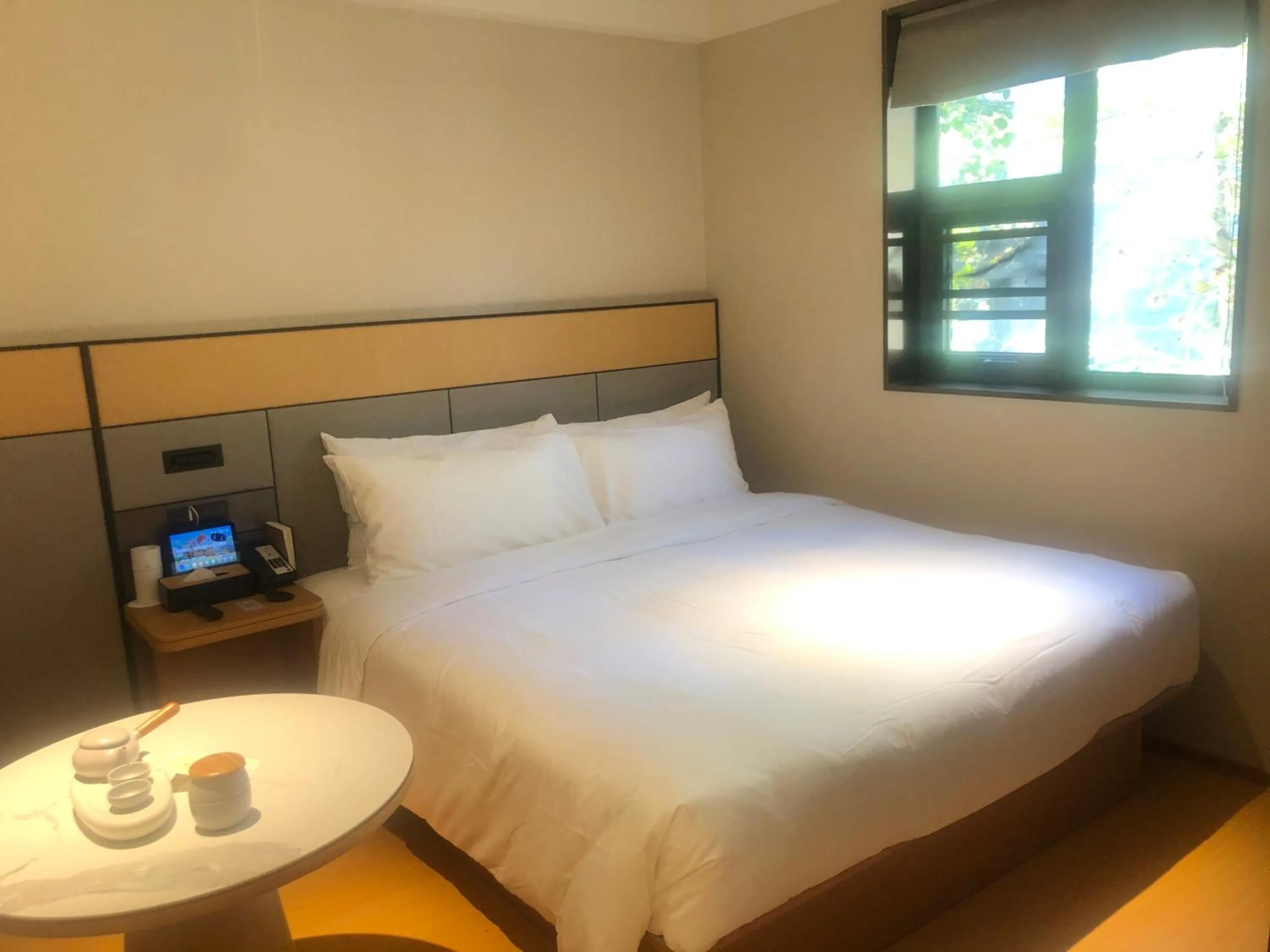 Bed in JI Hotel Beijing International Exhibition Center Sanyuan West Bridge