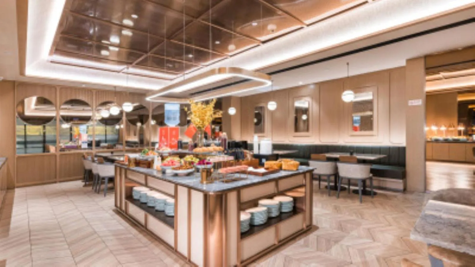 Restaurant/places to eat in Orange Beijing Lama Temple Hepingli North Street Subway Station Hotel