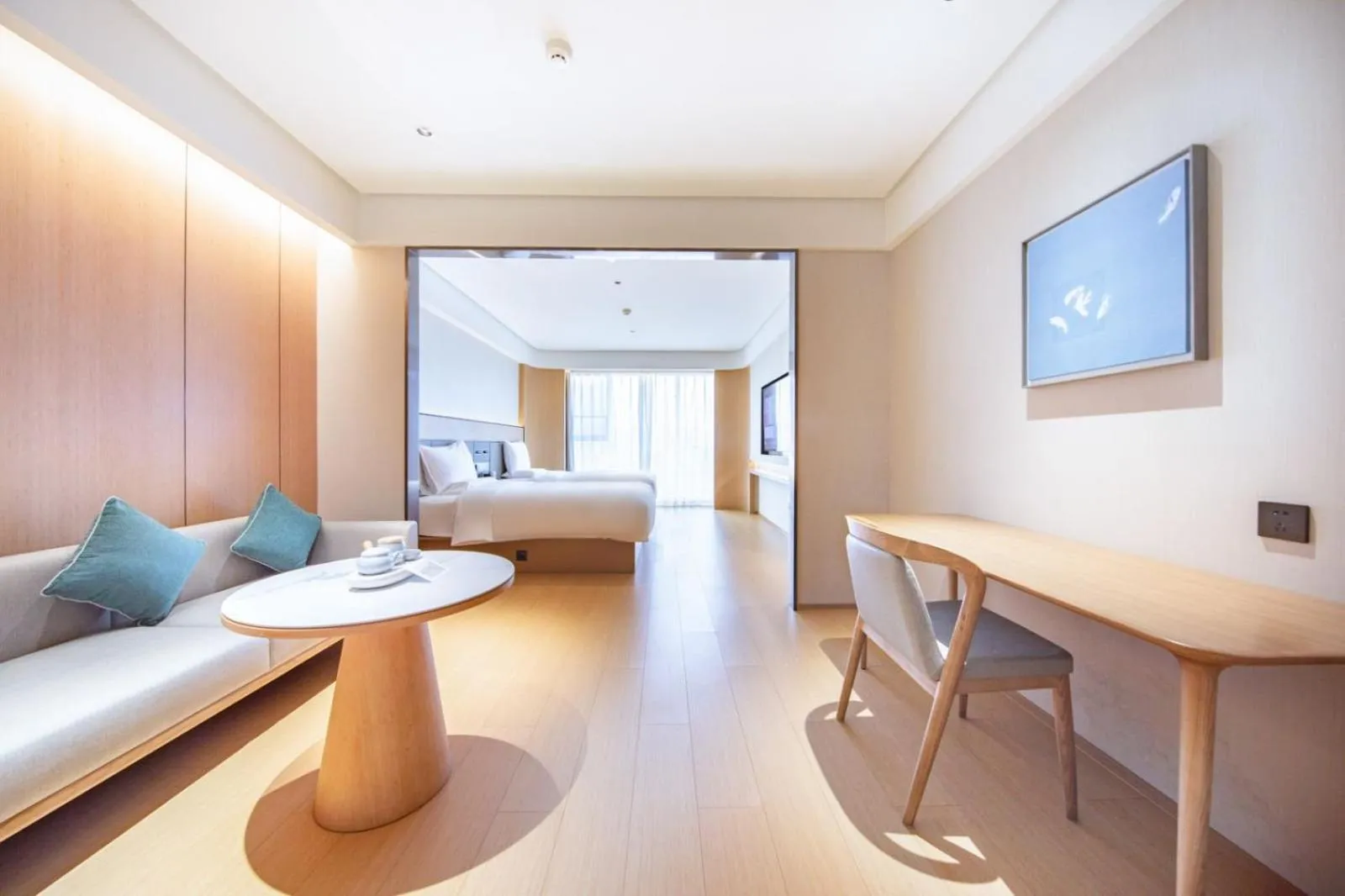 Seating area, Bed in JI Hotel Chengdu Longquan Economic Development Zone Auto City