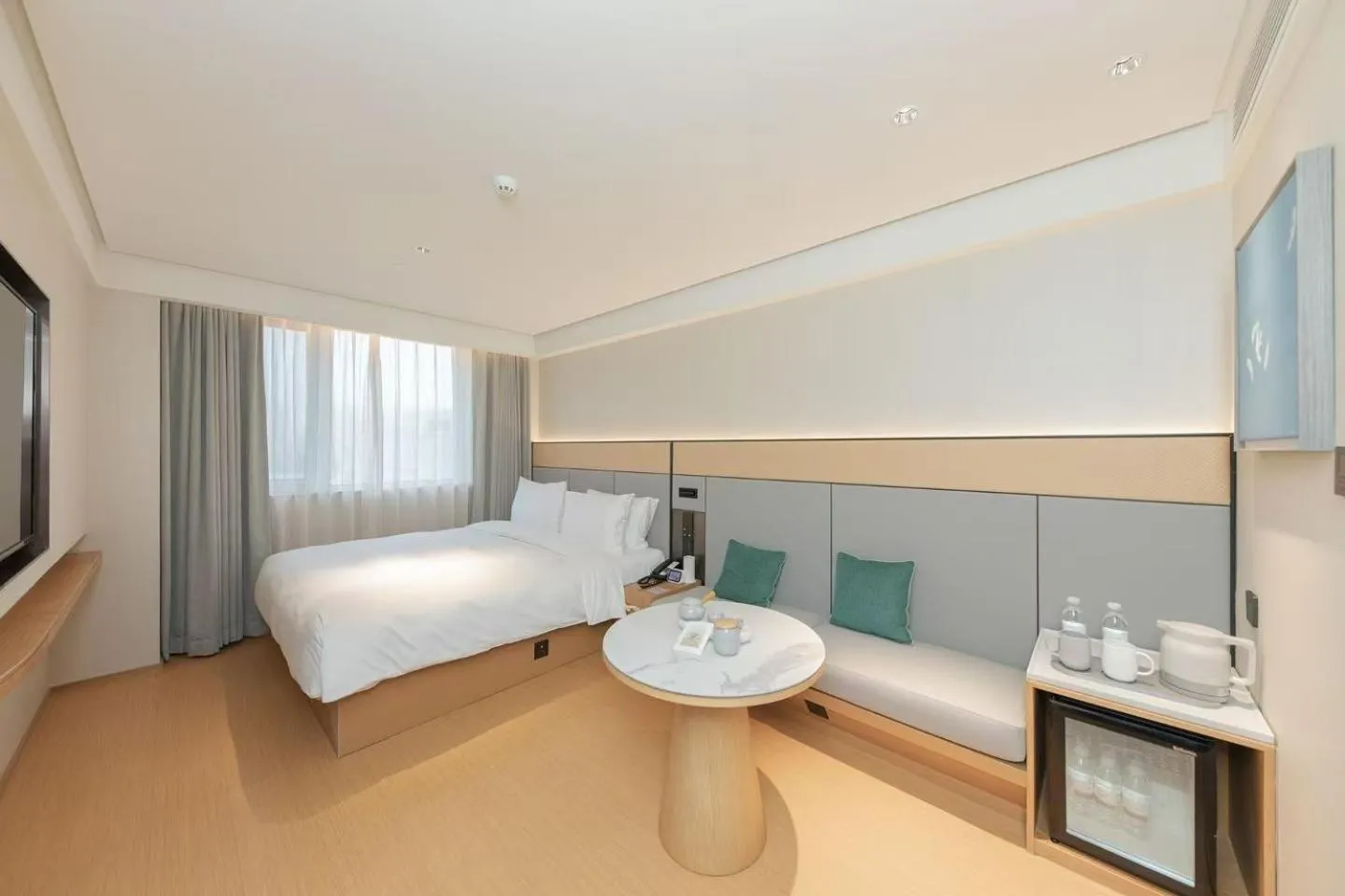 Bed in JI Hotel Beijing West Railway Station Lianbao Road