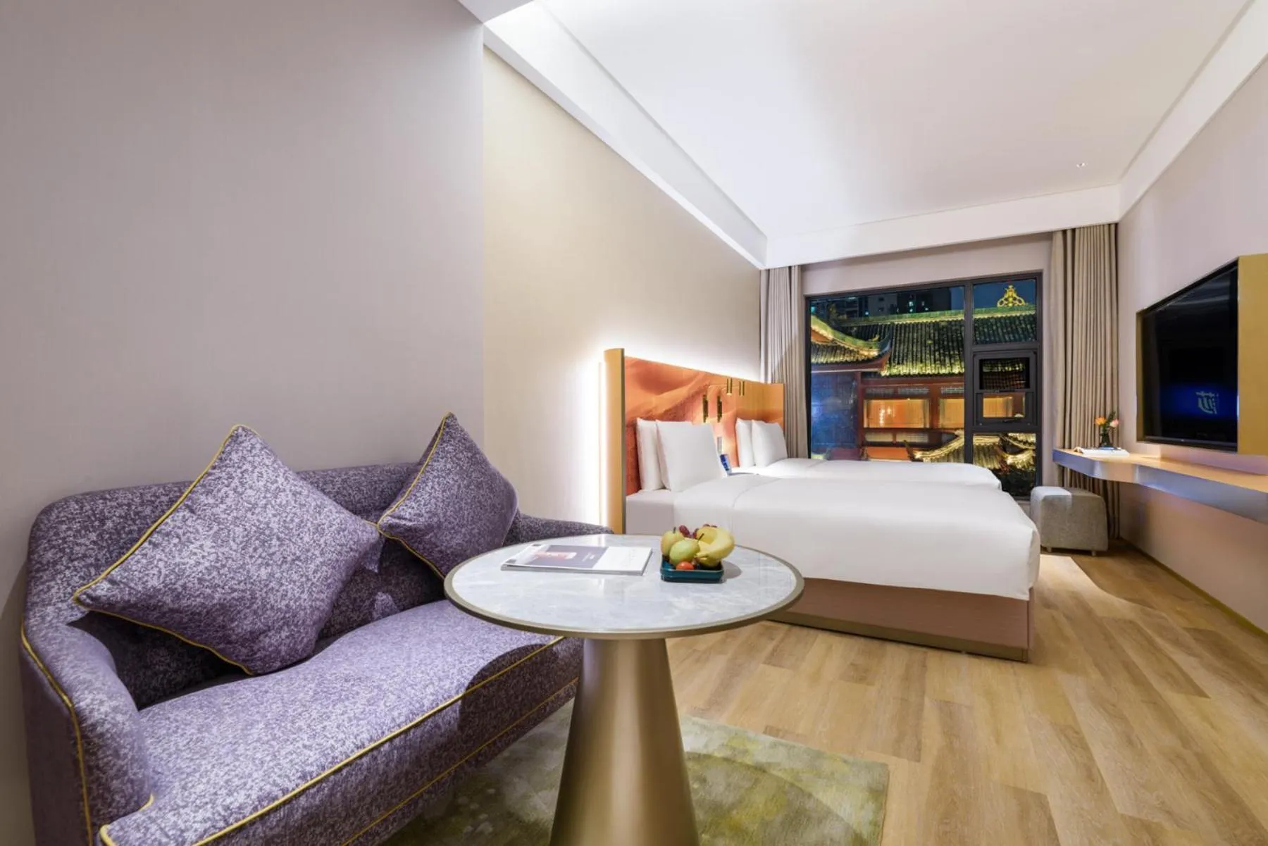 Deluxe Twin Room in Manxin Hotel Chengdu Kuanzhai Alley