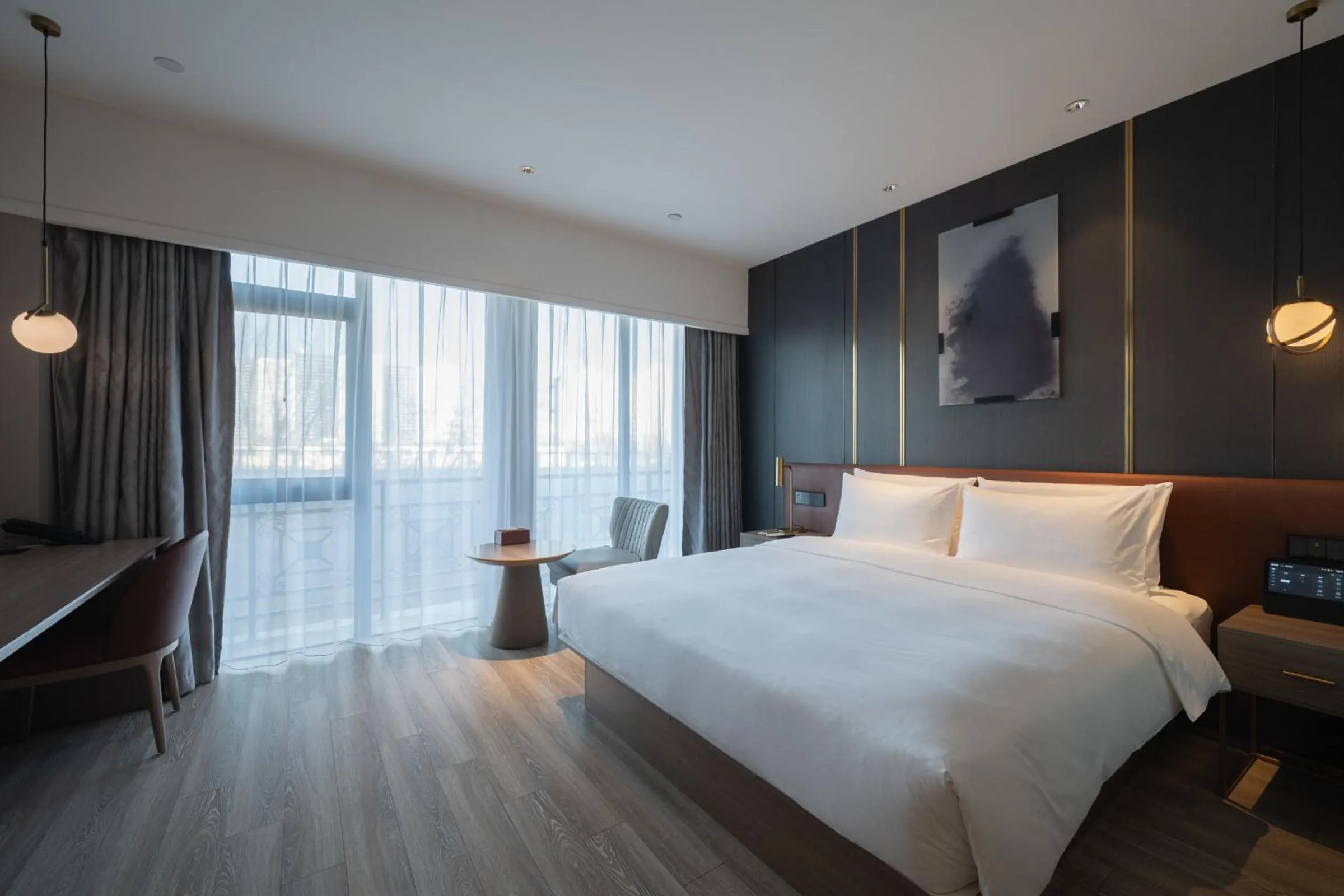 Bed in Orange Hotel Beijing West Railway Station Lianbao Road