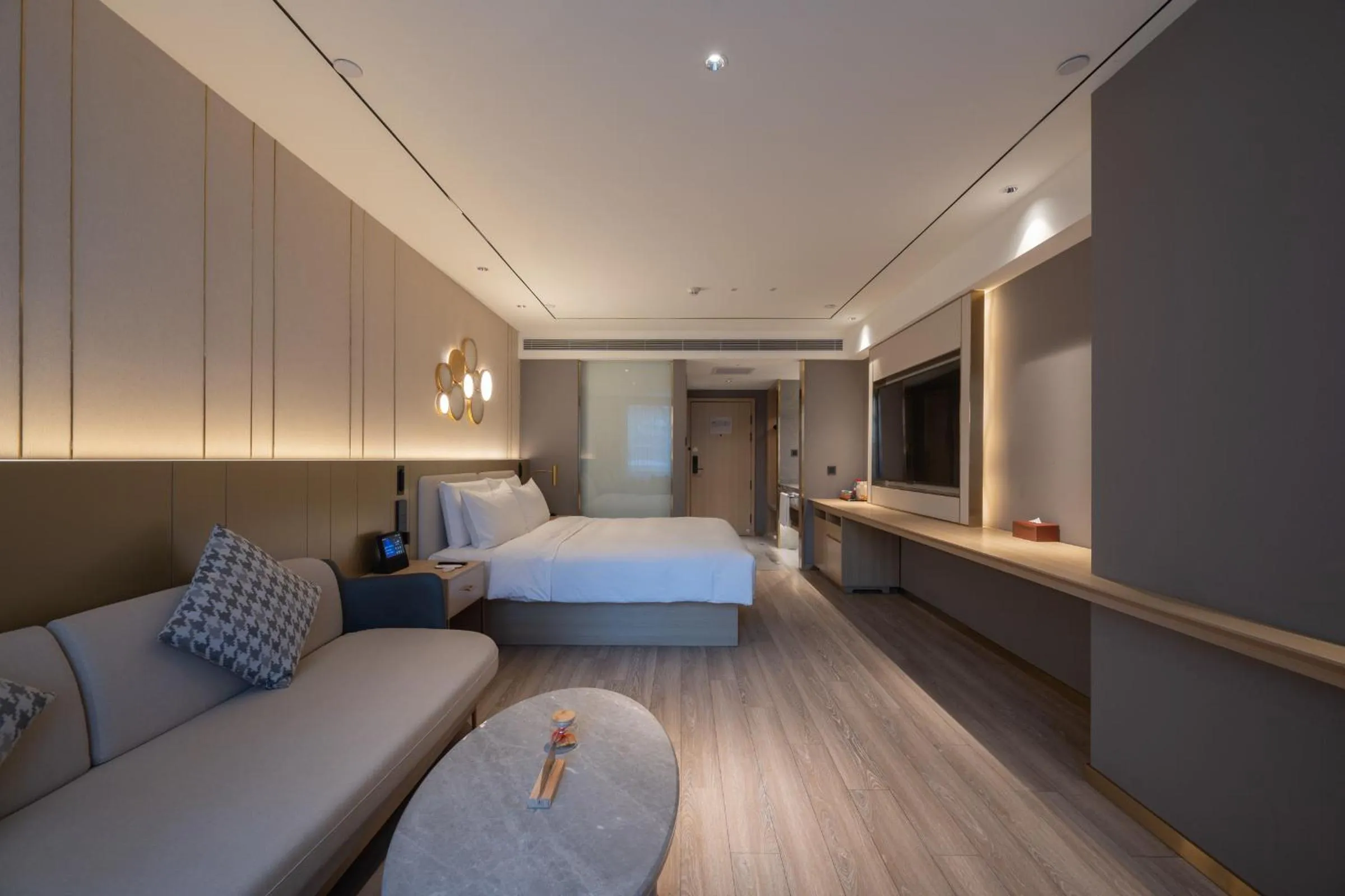 Bed in Orange Hotel Beijing West Railway Station Lianbao Road