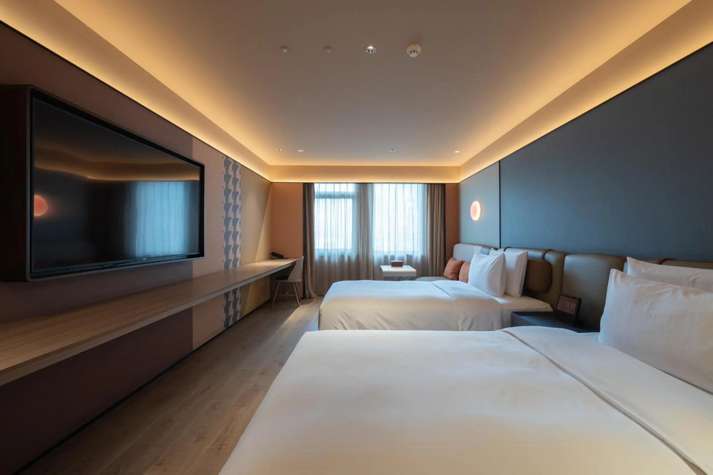 Bed in Orange Hotel Beijing West Railway Station Lianbao Road