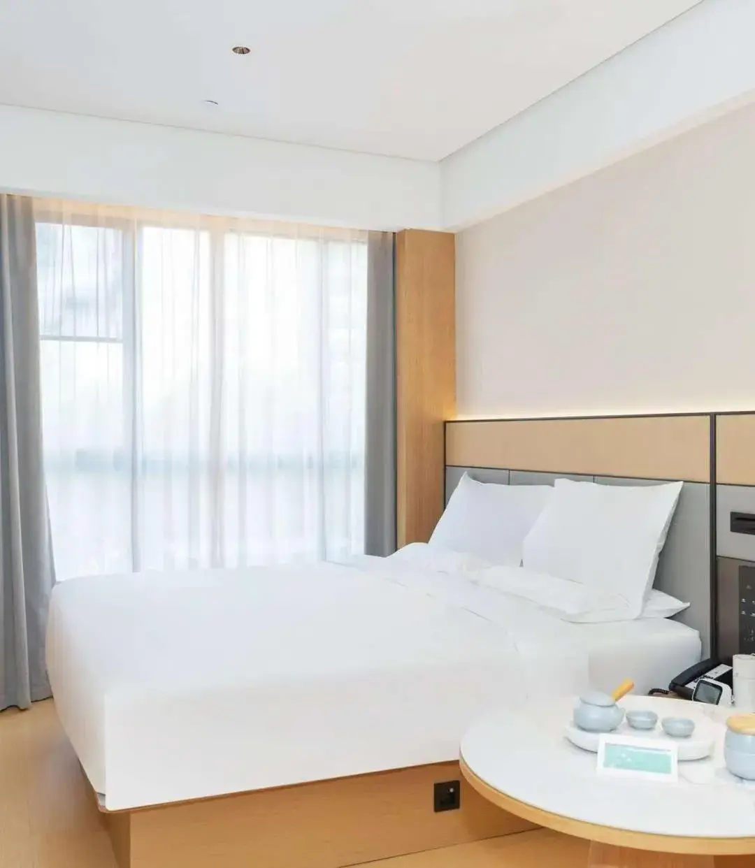 Bed in JI Hotel Guangzhou Fangcun Huadiwan Bed in JI Hotel Guangzhou Fangcun Huadiwan