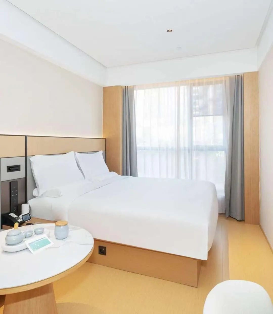 Bed in JI Hotel Guangzhou Fangcun Huadiwan