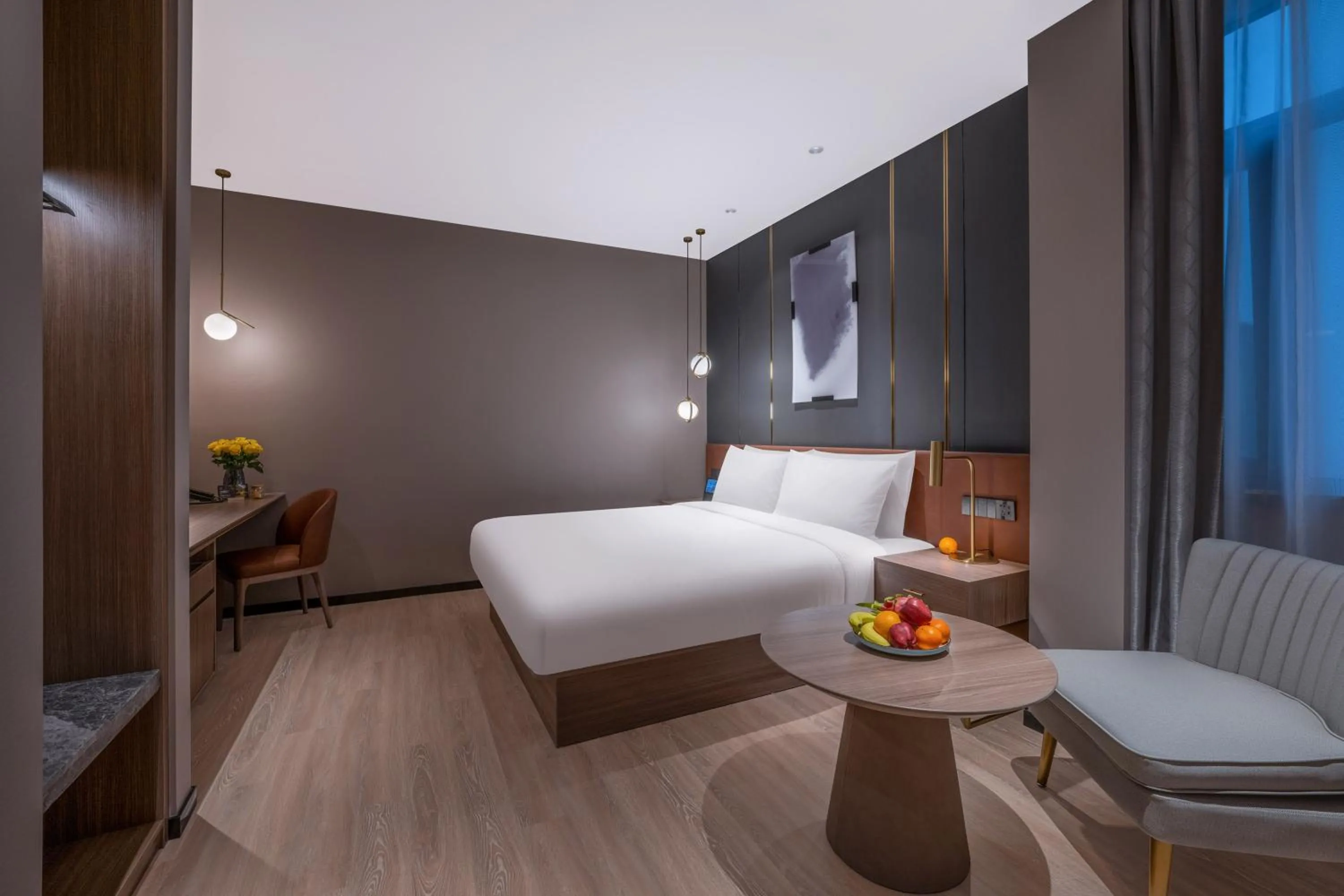 Bed in Orange Hotel Beijing Wukesong Dacheng Road