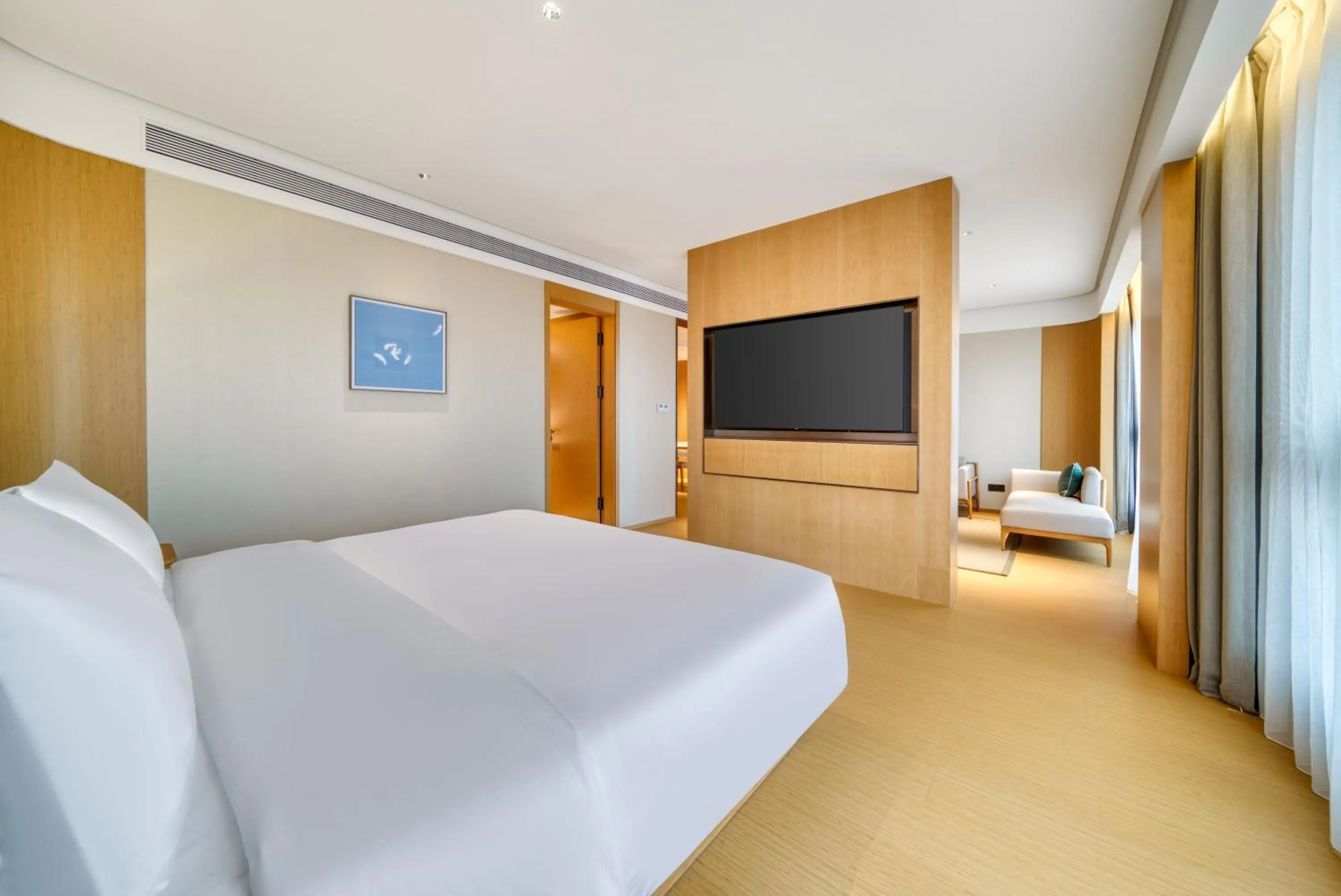 TV and multimedia, Bed in JI Hotel Shanghai Chongming Changxing Island