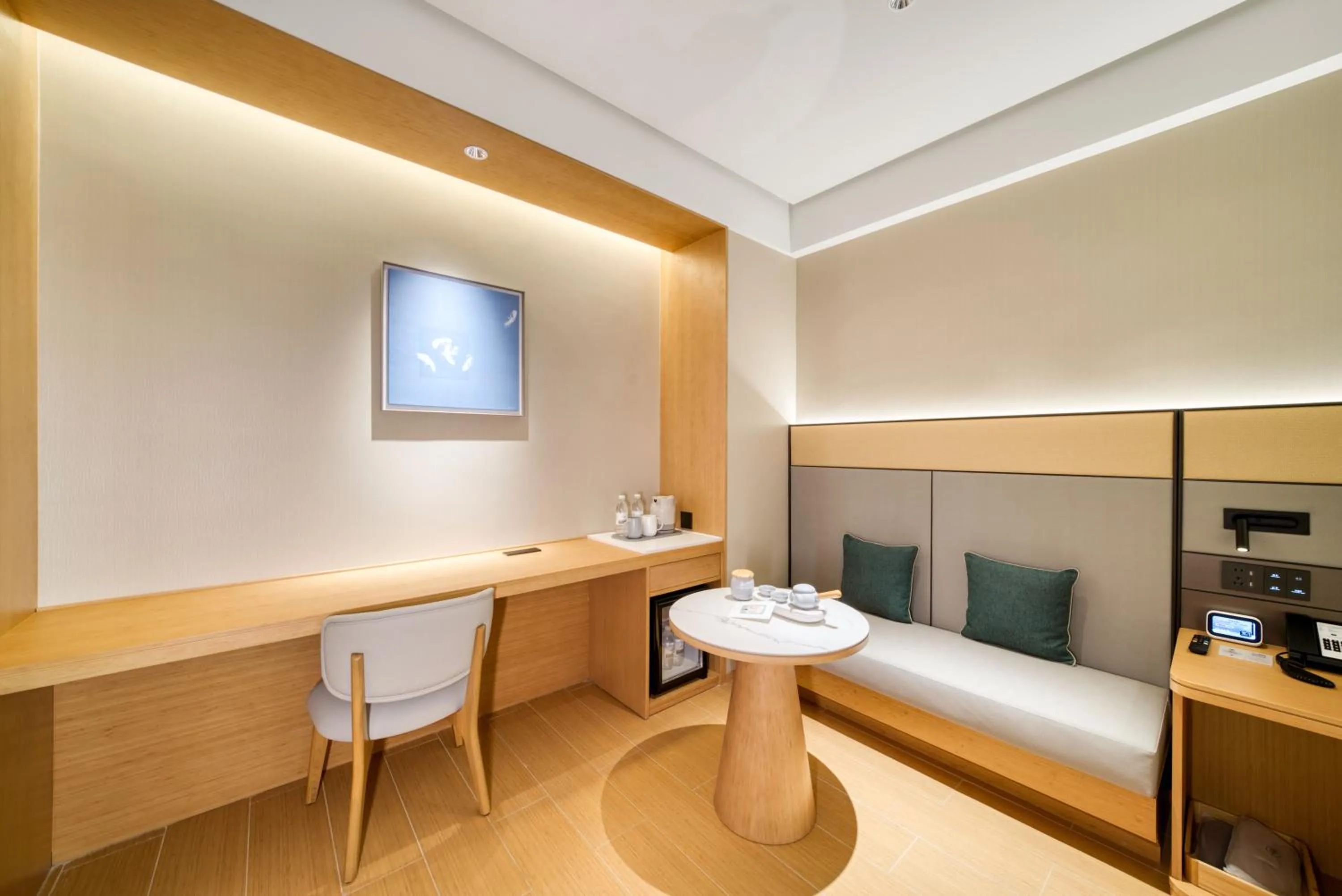 Seating area in JI Hotel Shanghai Chongming Changxing Island