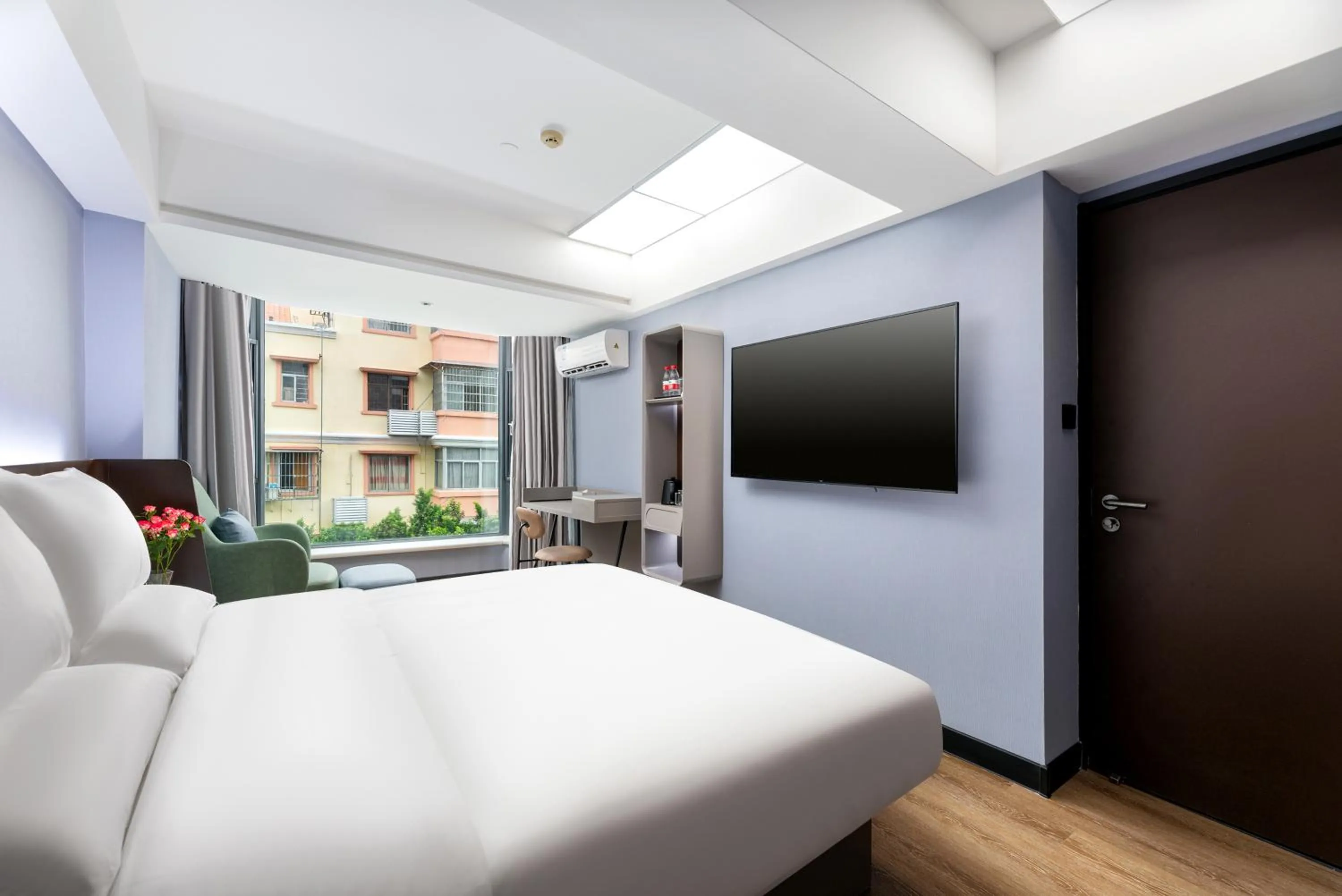 Bed in Hanting Hotel Guangzhou Sanyuanli