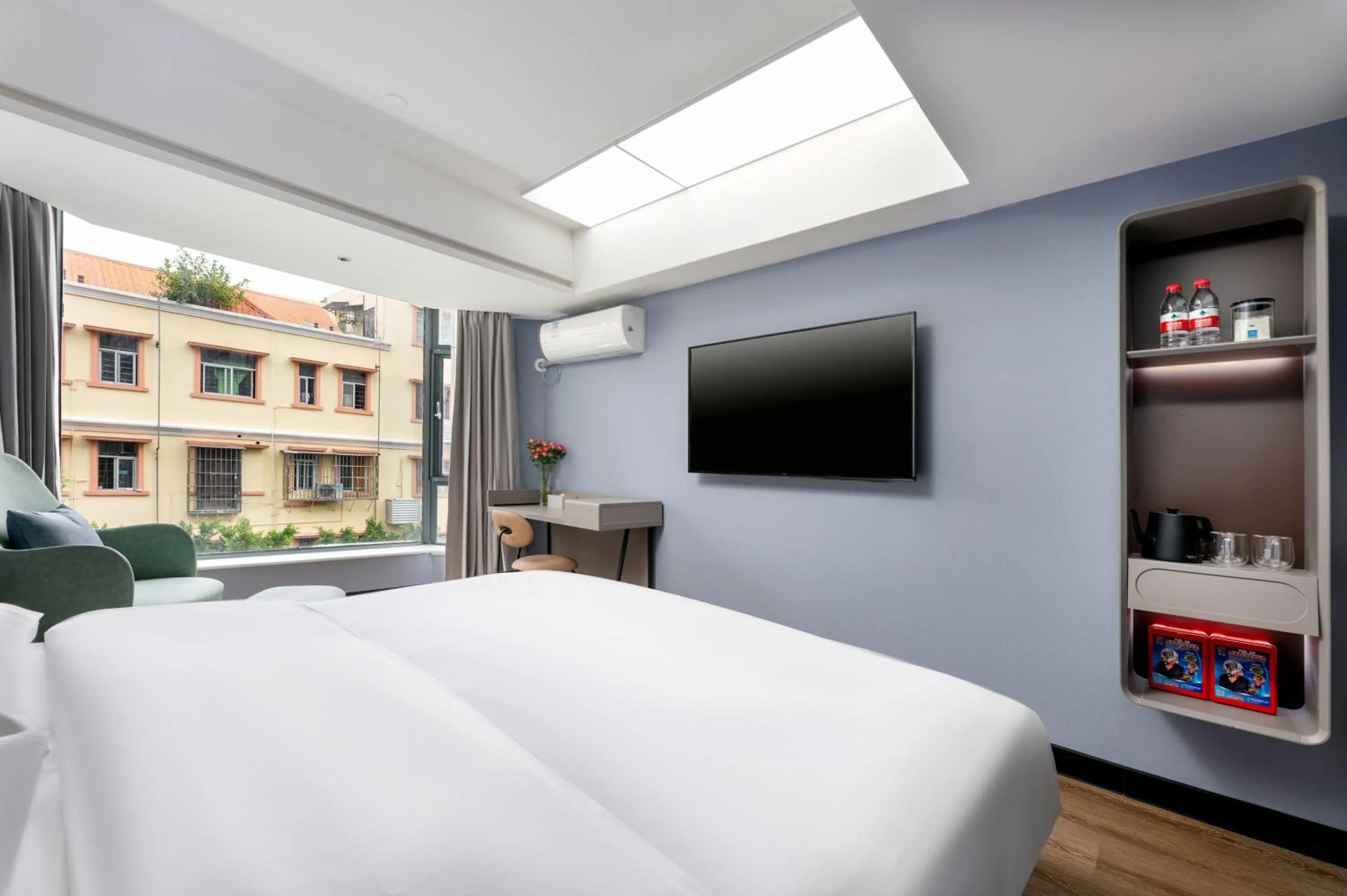 Bed in Hanting Hotel Guangzhou Sanyuanli
