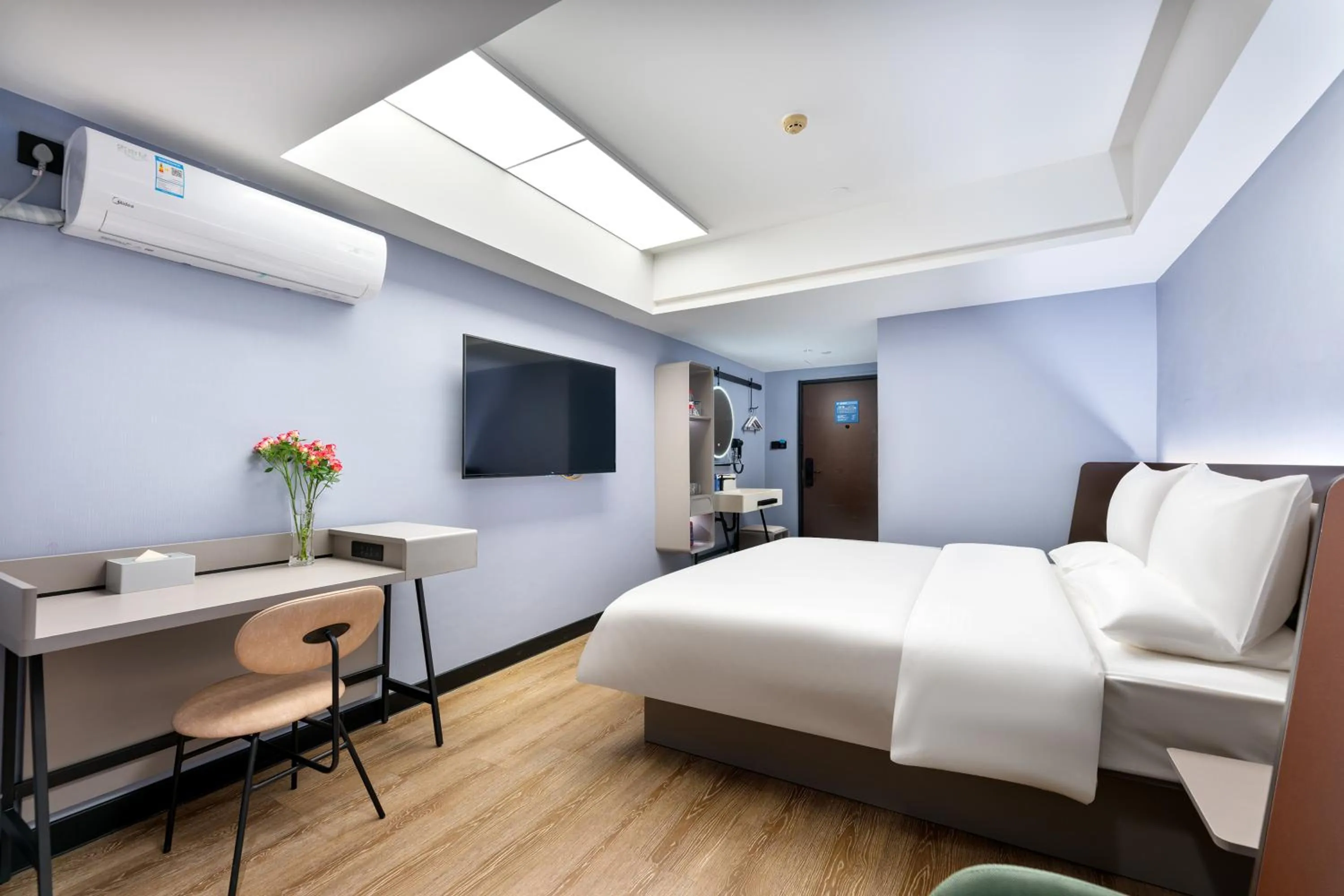 Bed in Hanting Hotel Guangzhou Sanyuanli
