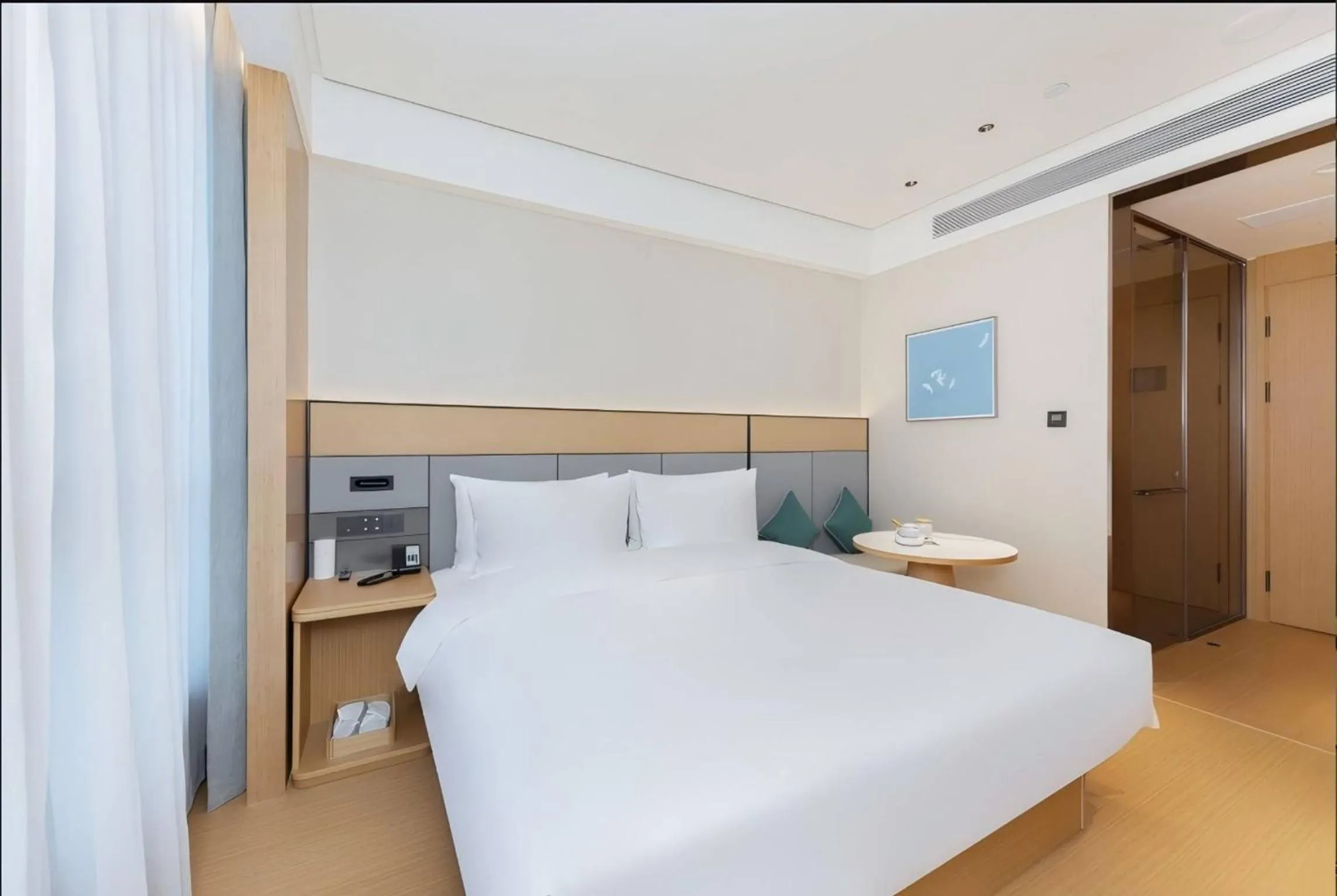 Bed in JI Hotel Beijing Beiqing Road Yongfeng Industrial Park