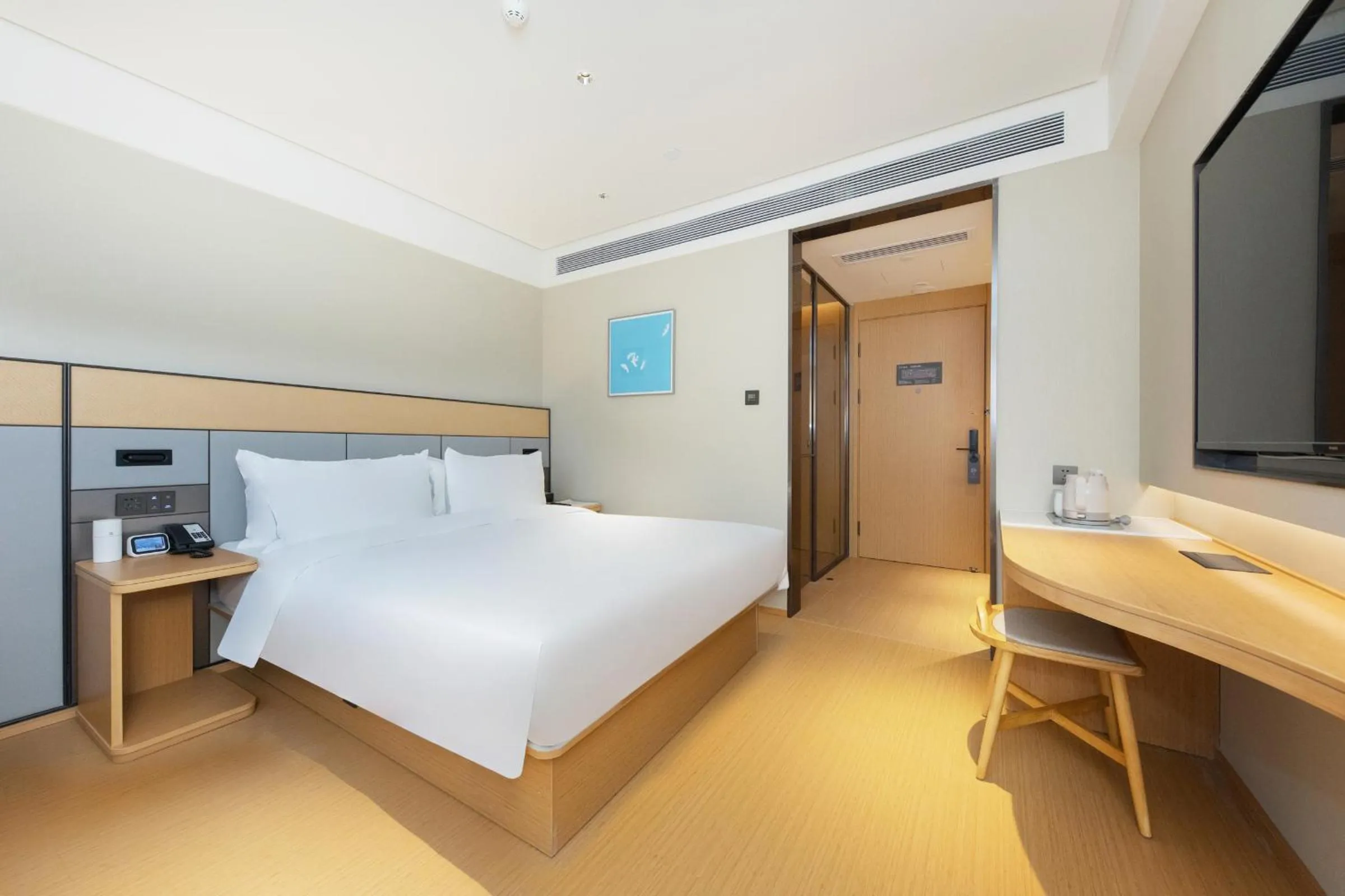 Bed in JI Hotel Beijing Beiqing Road Yongfeng Industrial Park
