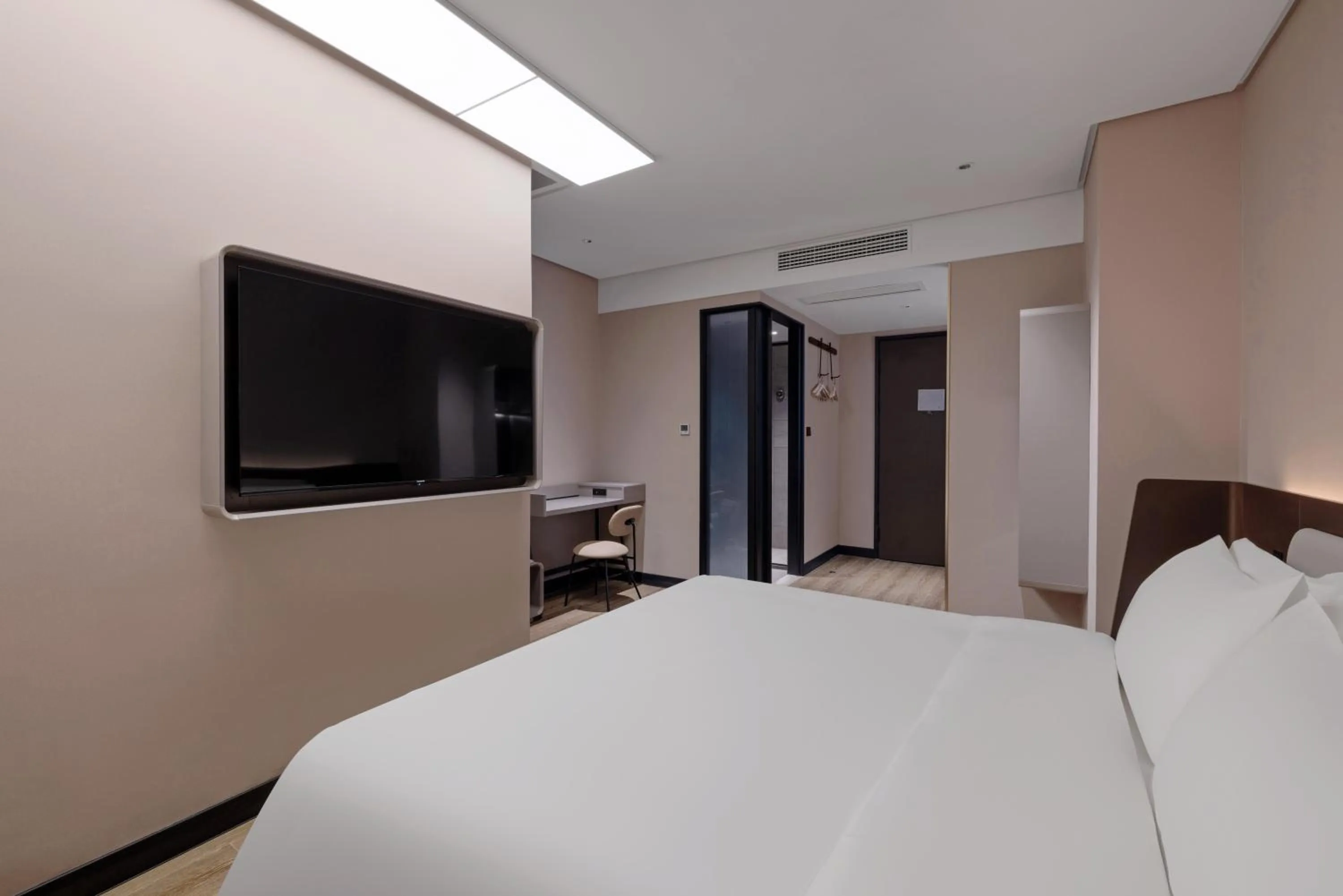 Other, Bed in Hanting Hotel Chongqing Lianglukou Caiyuanba