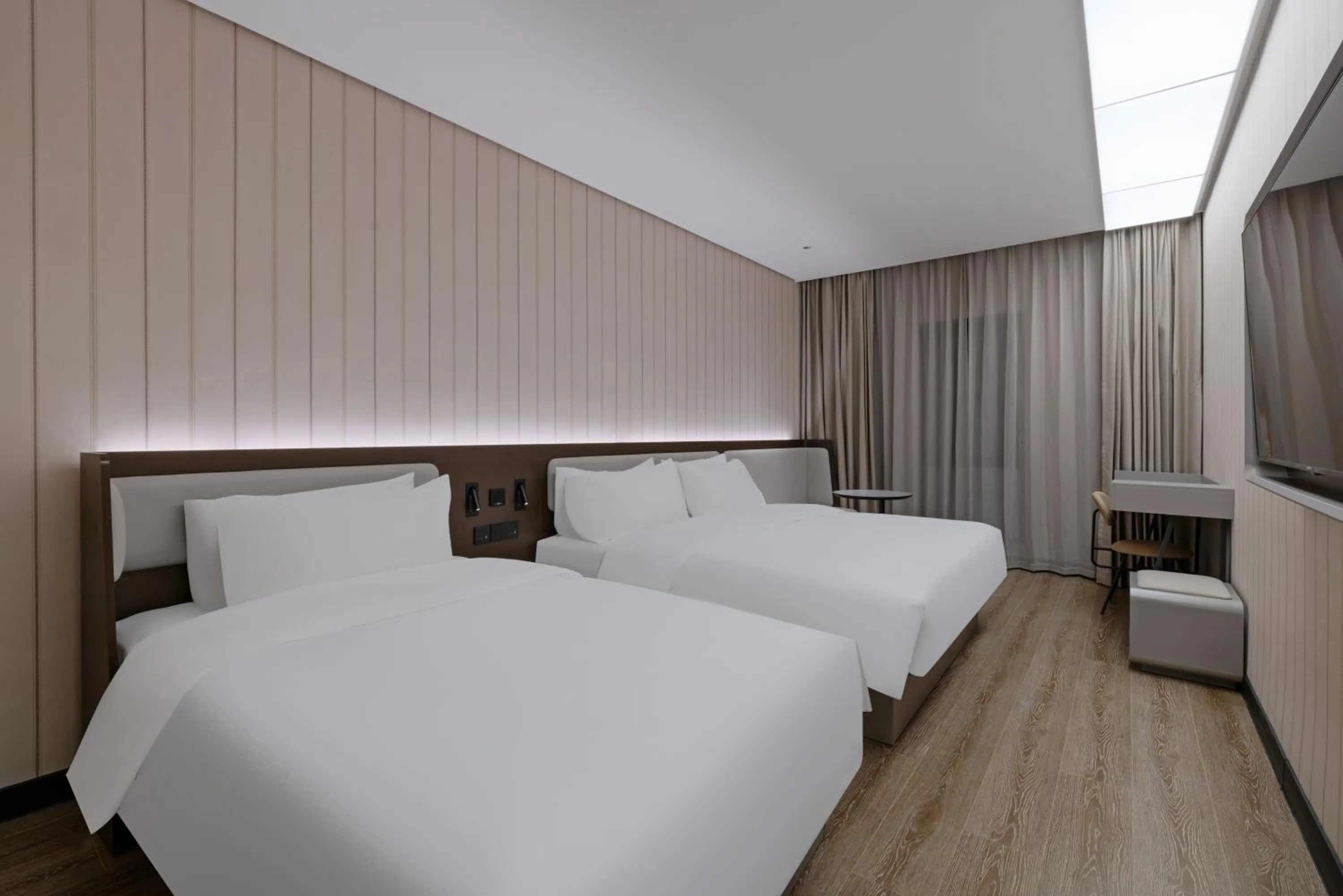 Other, Bed in Hanting Hotel Chongqing Lianglukou Caiyuanba