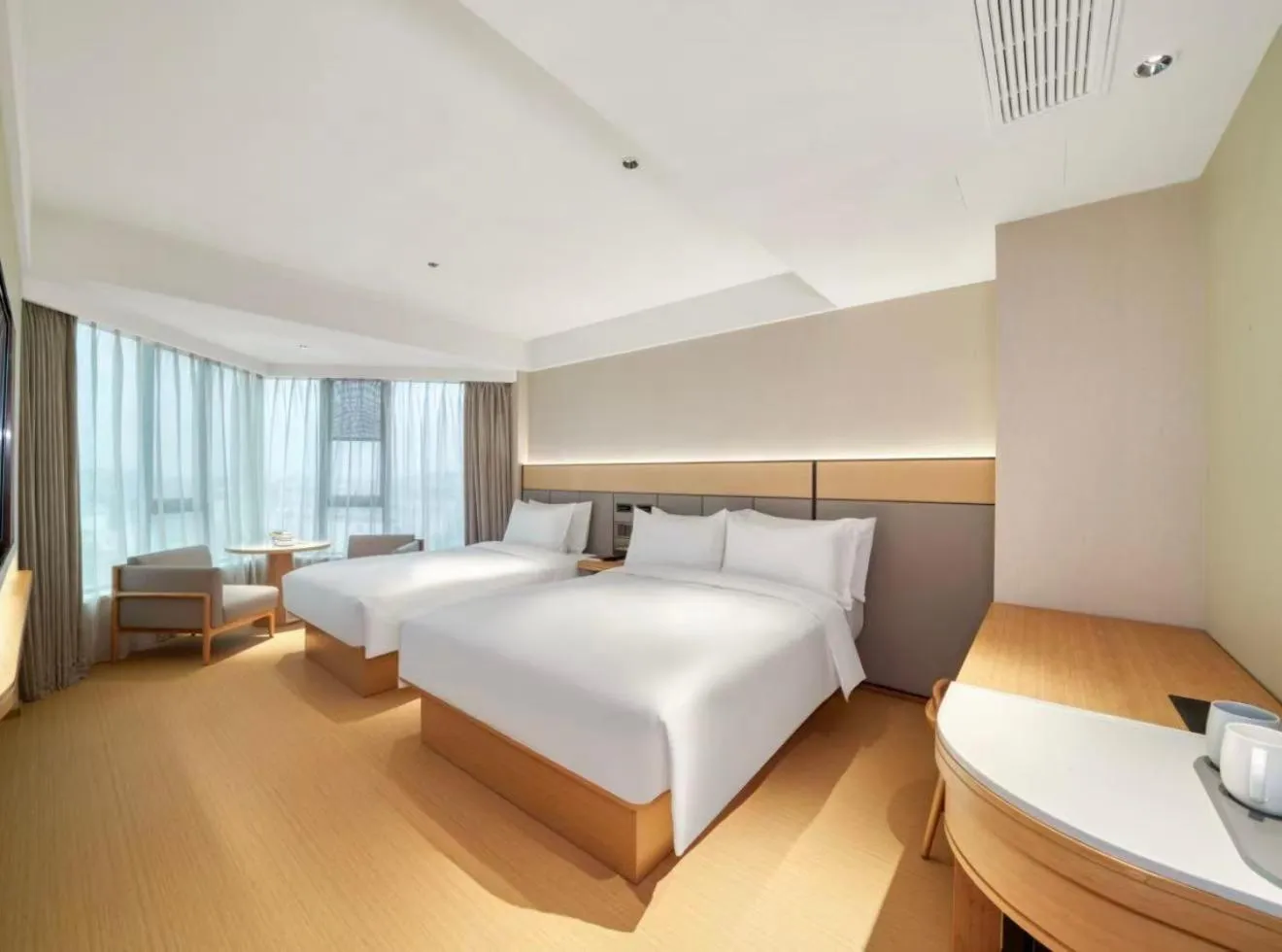 Bed in JI Hotel Shanghai Pudong Airport Chuansha Road
