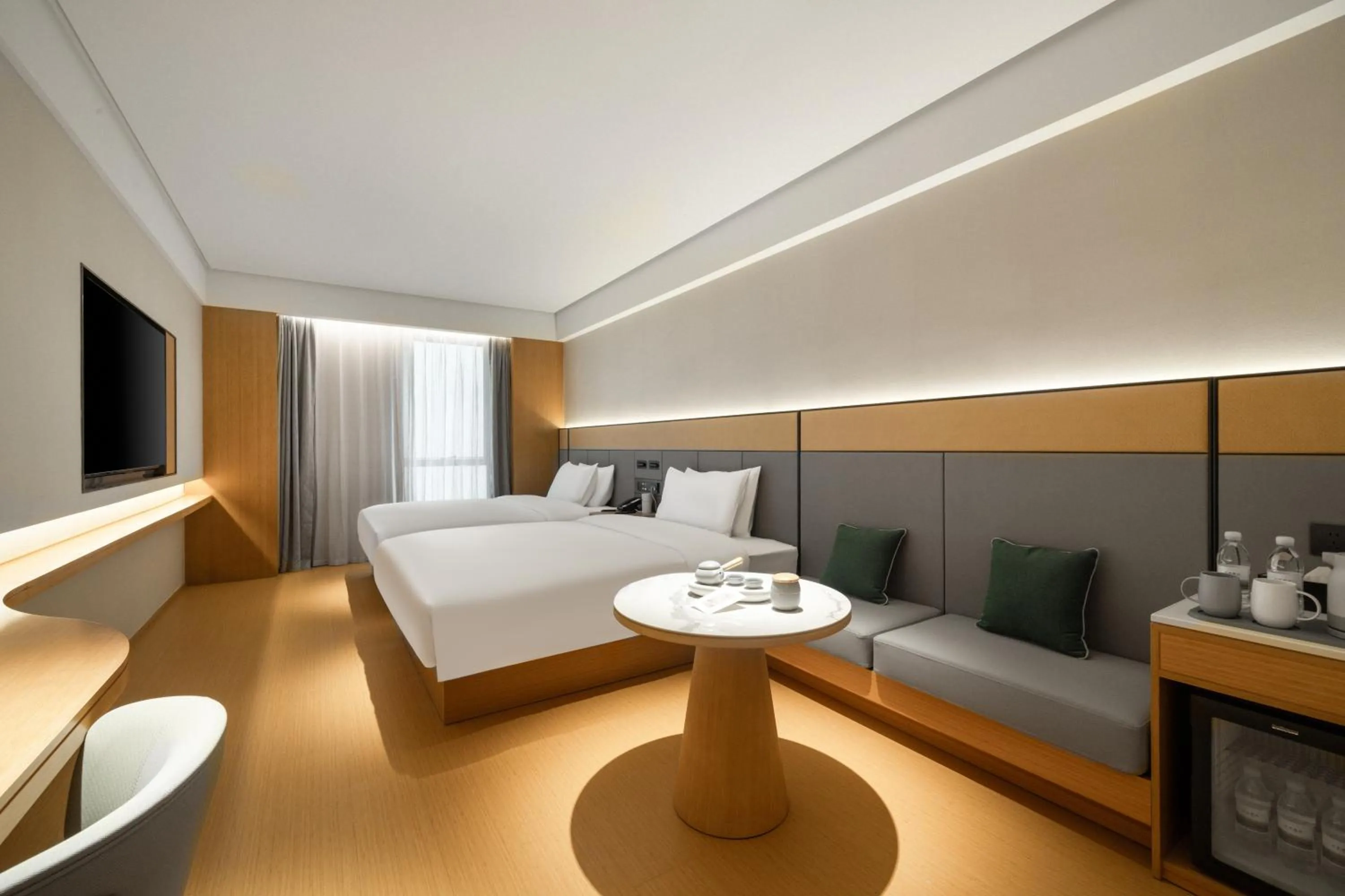 Bed in JI Hotel Guangzhou Liwan TCL Yunfeng Technology Park