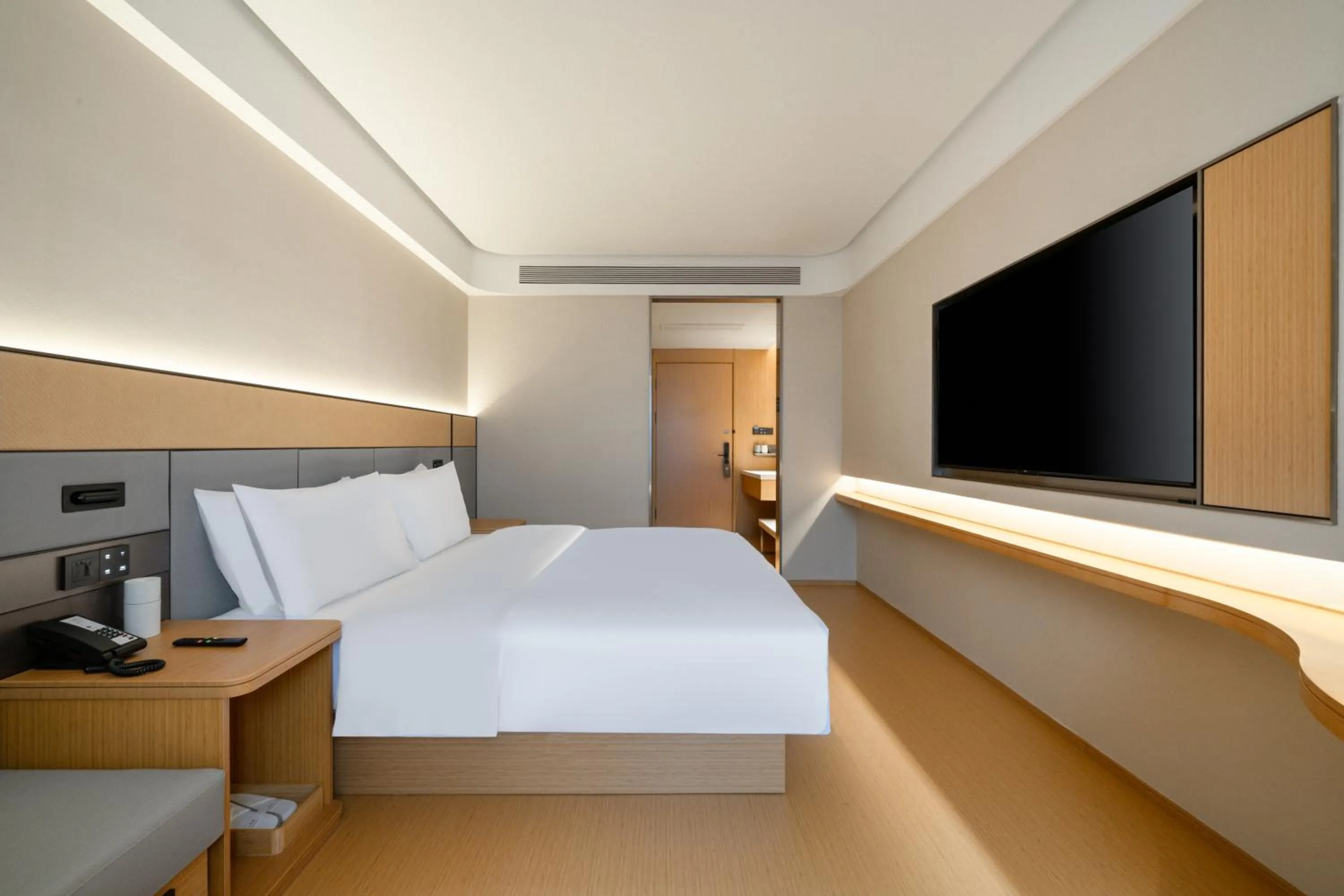 Bed in JI Hotel Guangzhou Liwan TCL Yunfeng Technology Park