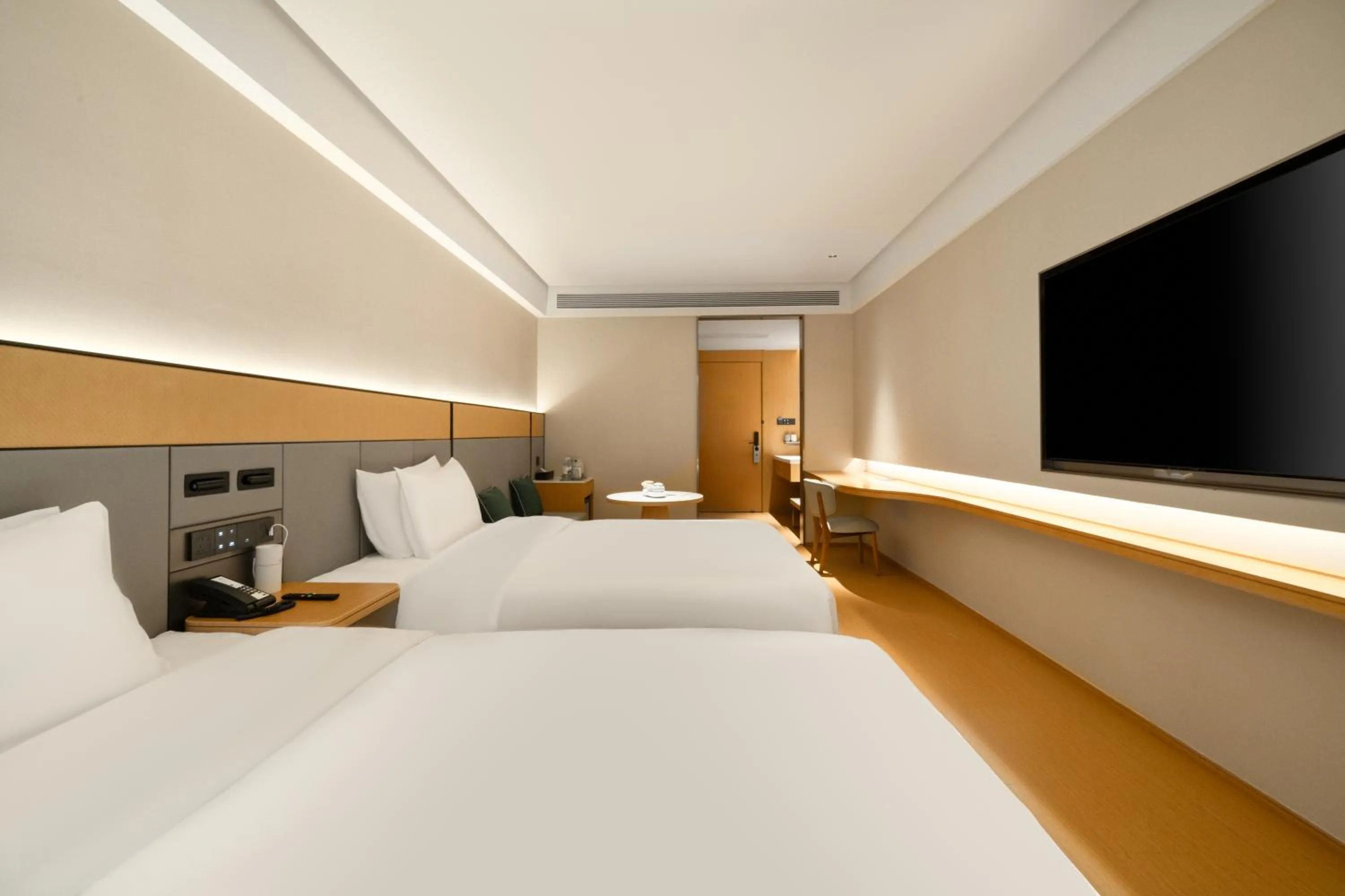 Property logo or sign, Bed in JI Hotel Guangzhou Liwan TCL Yunfeng Technology Park