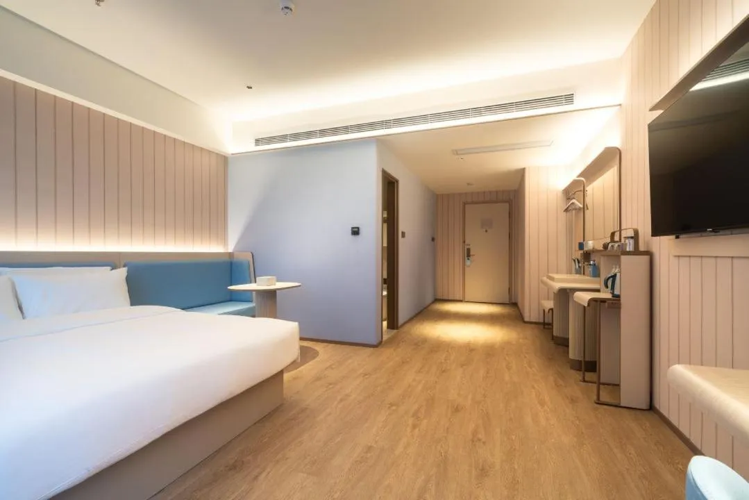 Bed in Hanting Hotel Shenzhen Shiyan Bus Station