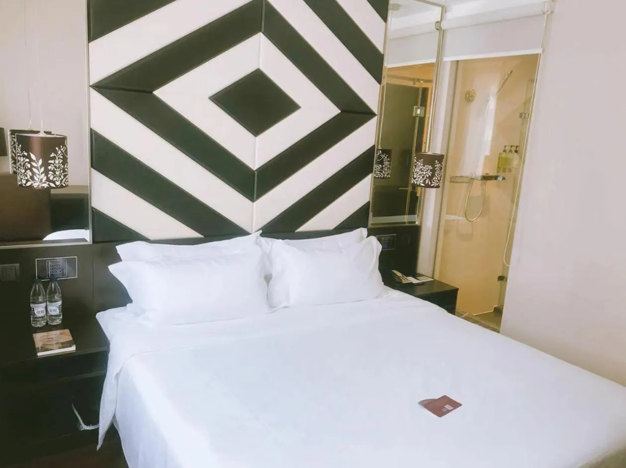 Bed in Orange Hotel Shanghai Xujiahui Damuqiao Road