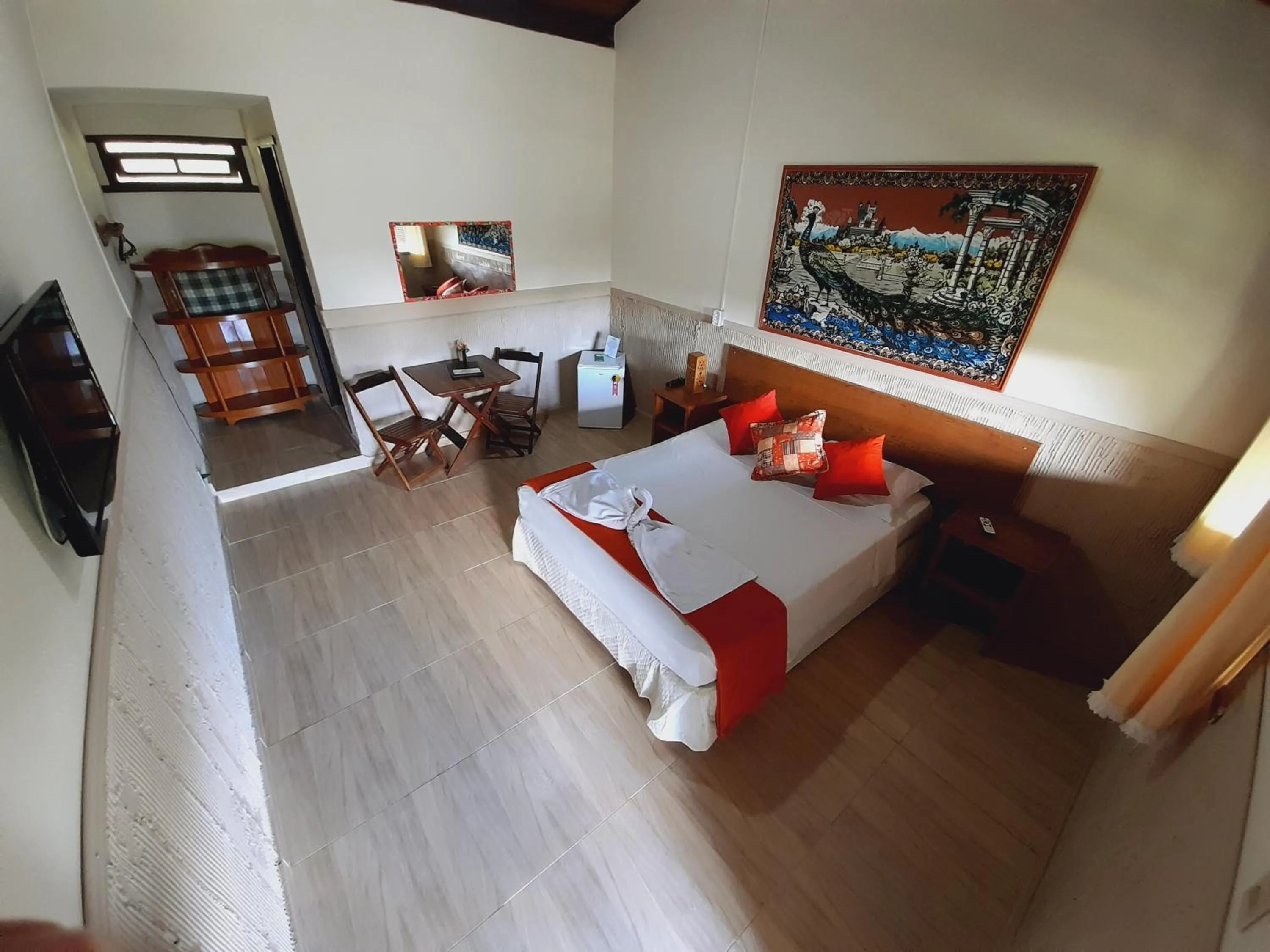 Bed in Pousada Campestre São Lourenço