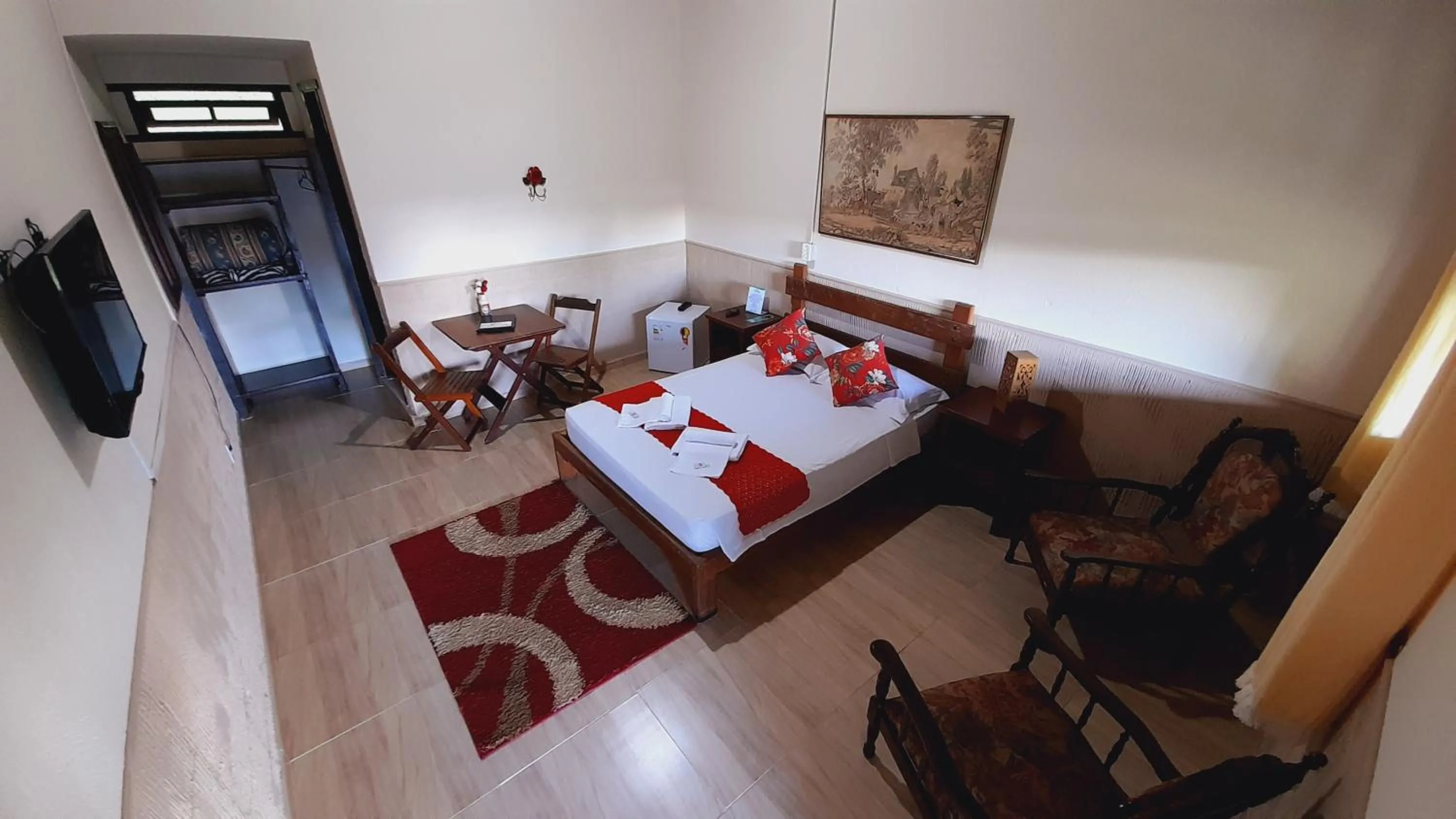 Bed in Pousada Campestre São Lourenço