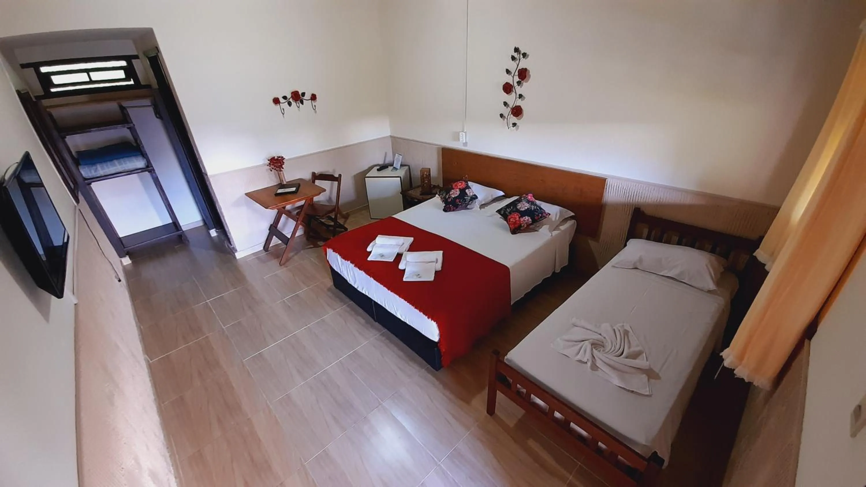 Bed in Pousada Campestre São Lourenço