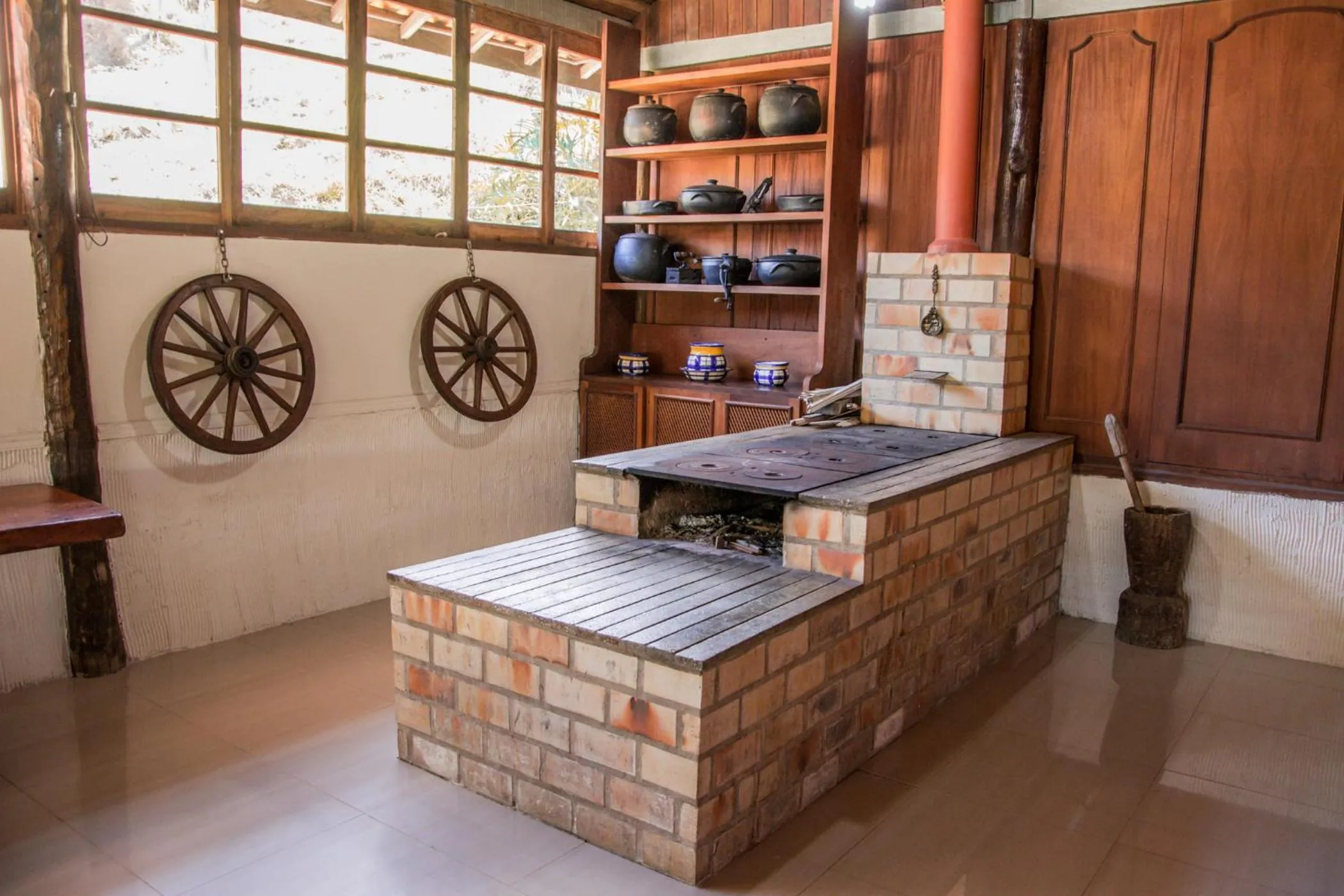 BBQ facilities in Pousada Campestre São Lourenço