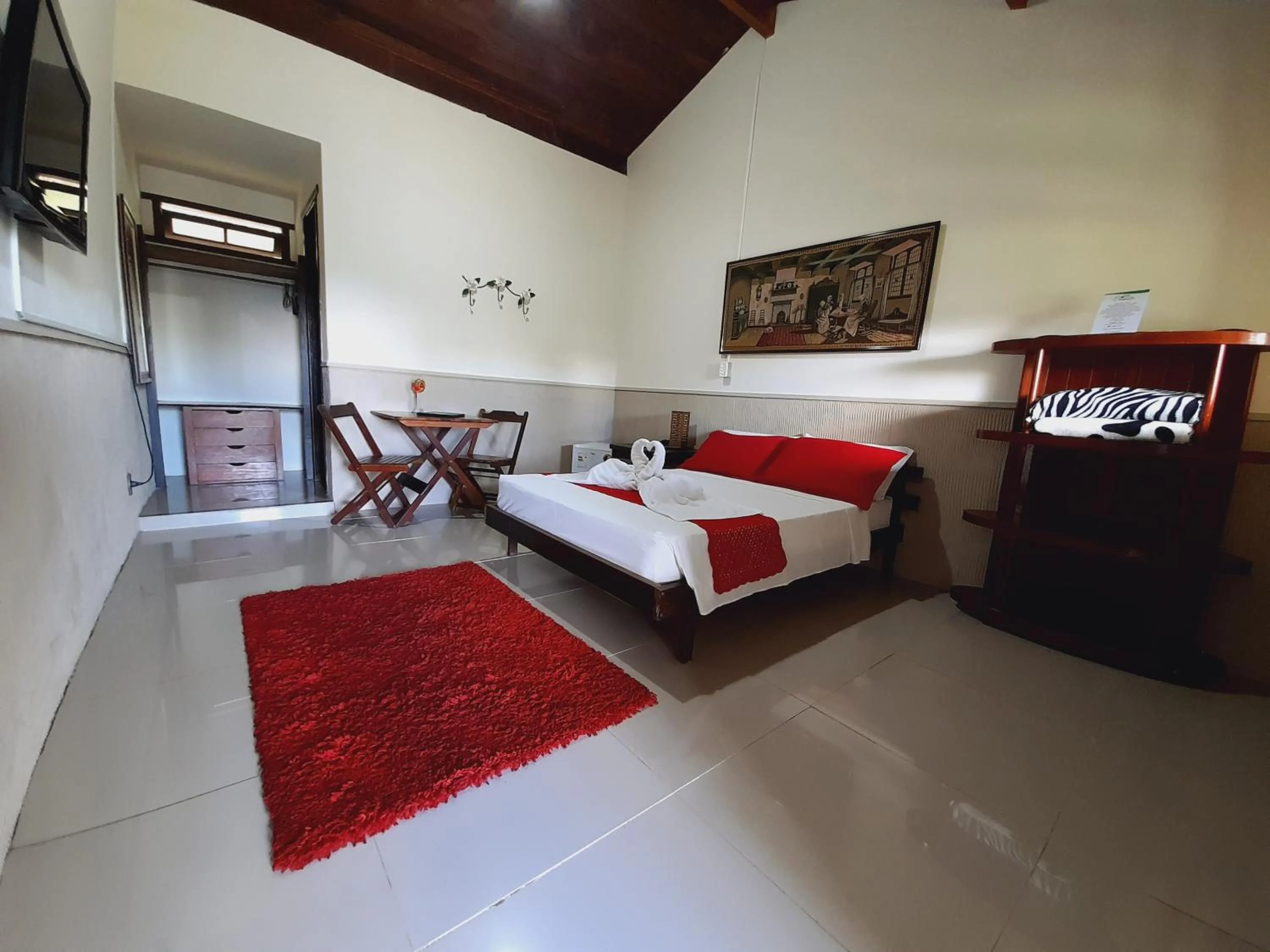 Bed in Pousada Campestre São Lourenço