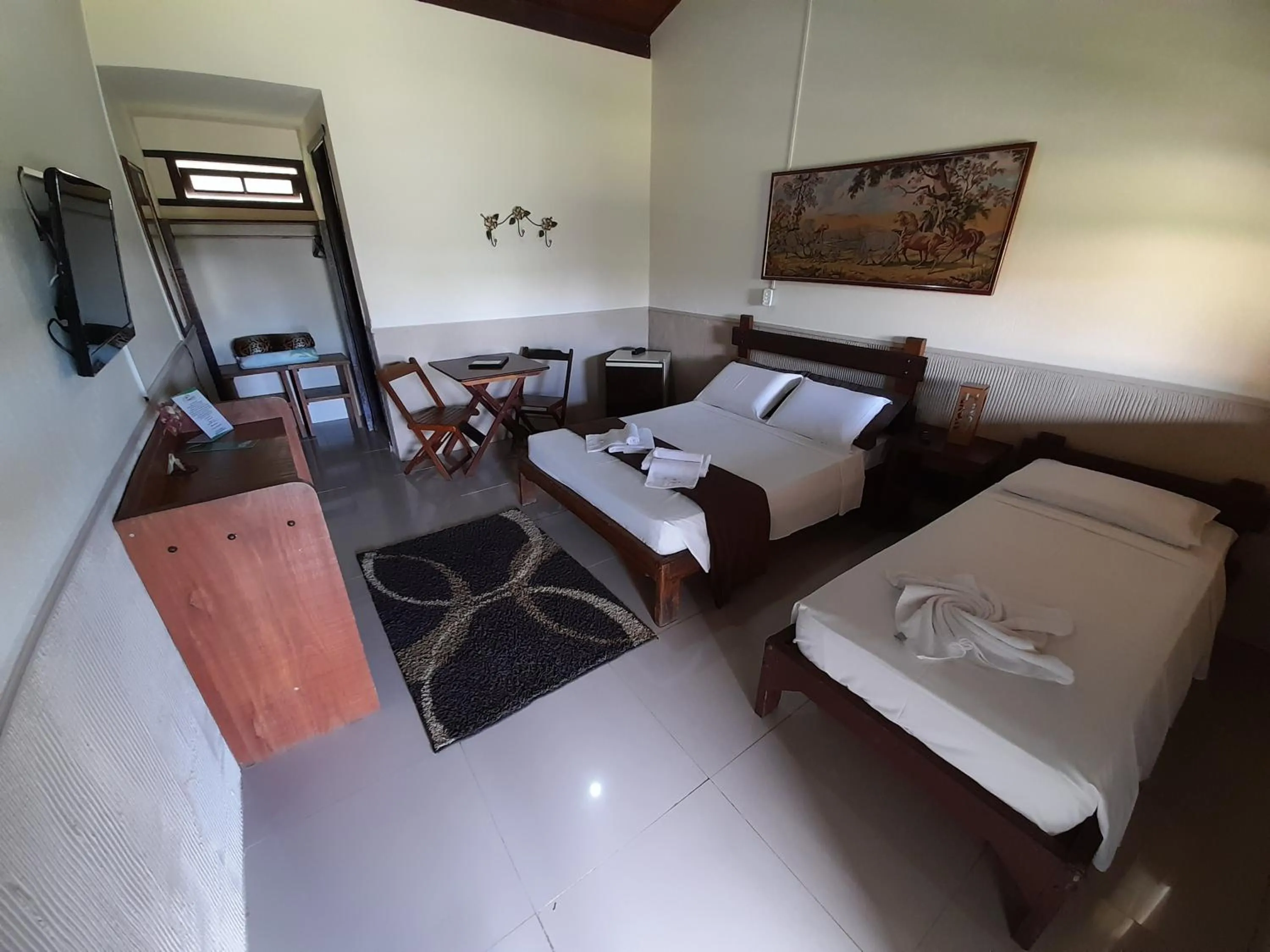 Bed in Pousada Campestre São Lourenço