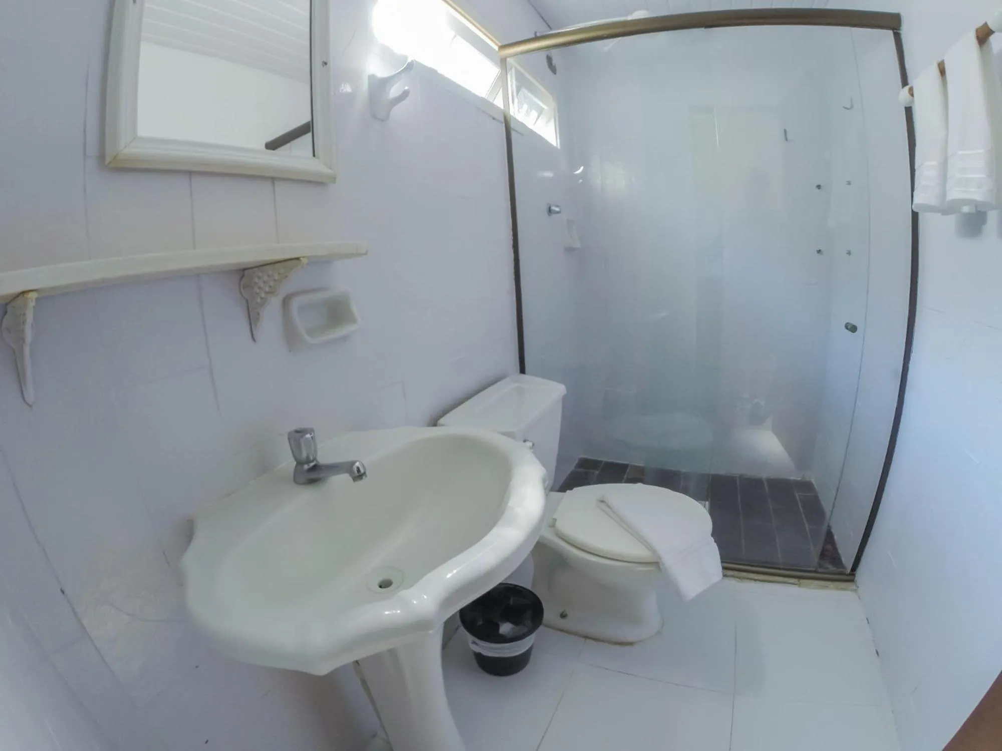 Bathroom in Pousada Campestre São Lourenço