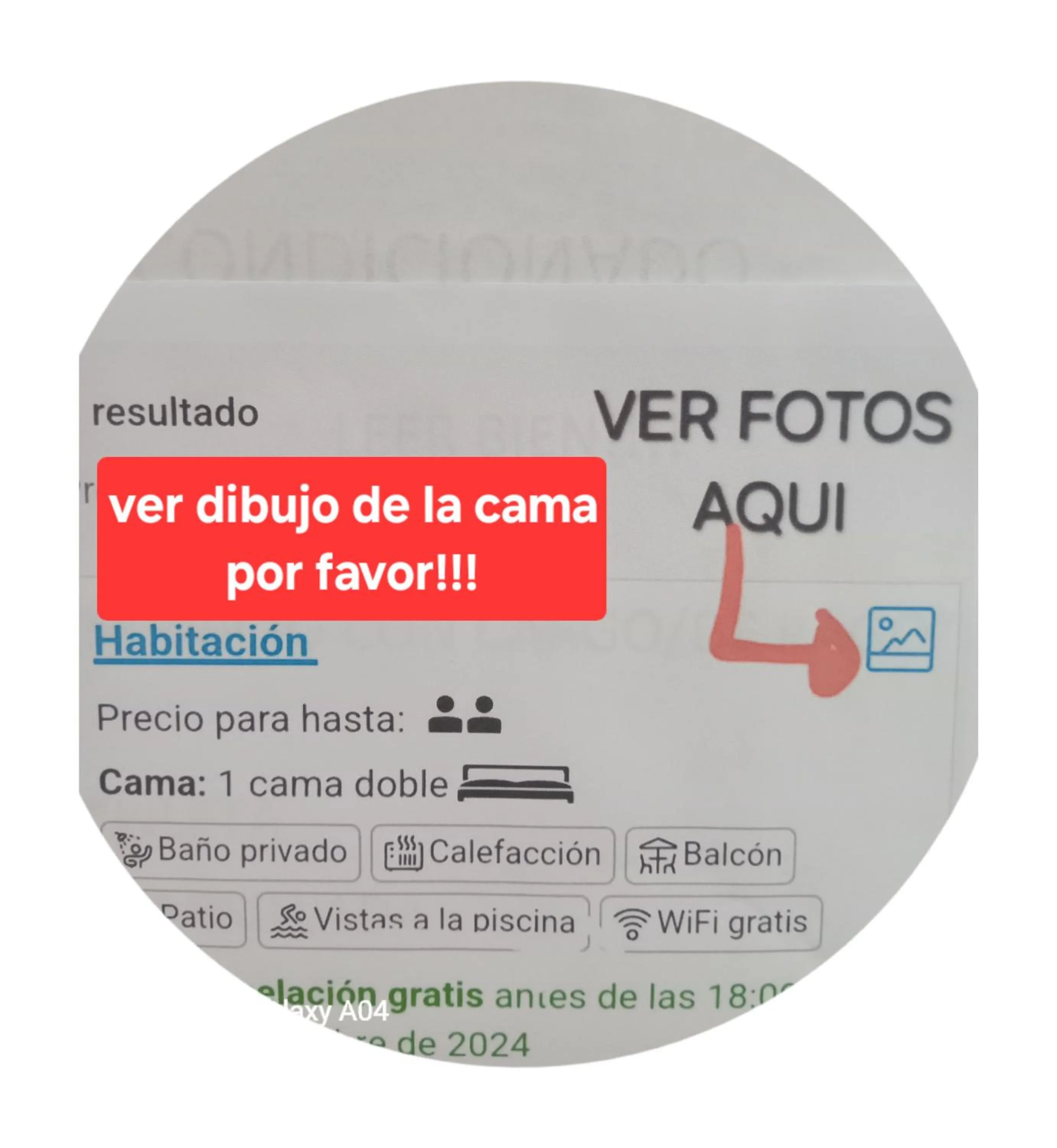 Text overlay in Hostería El Zaguan